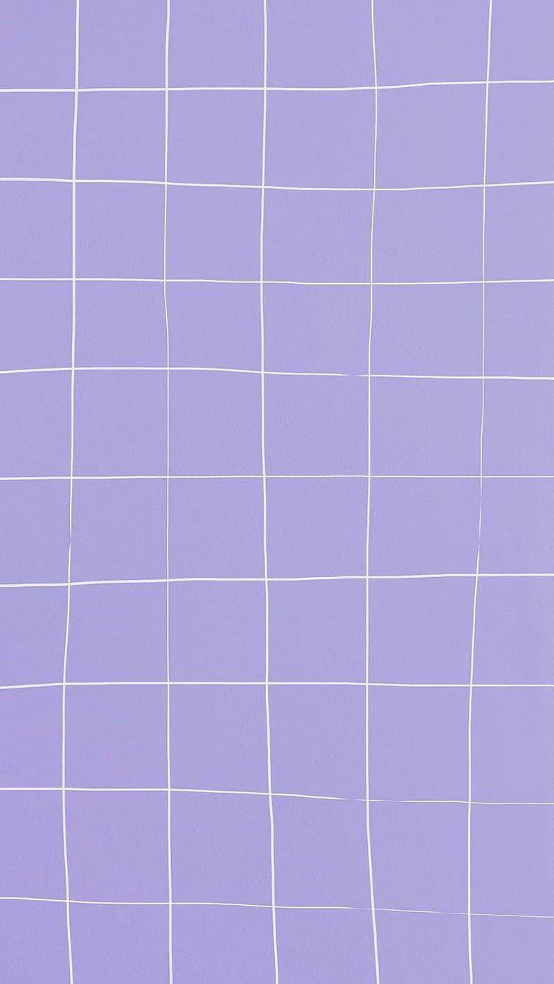 Download Purple Aesthetic Phone White Grid Wallpaper