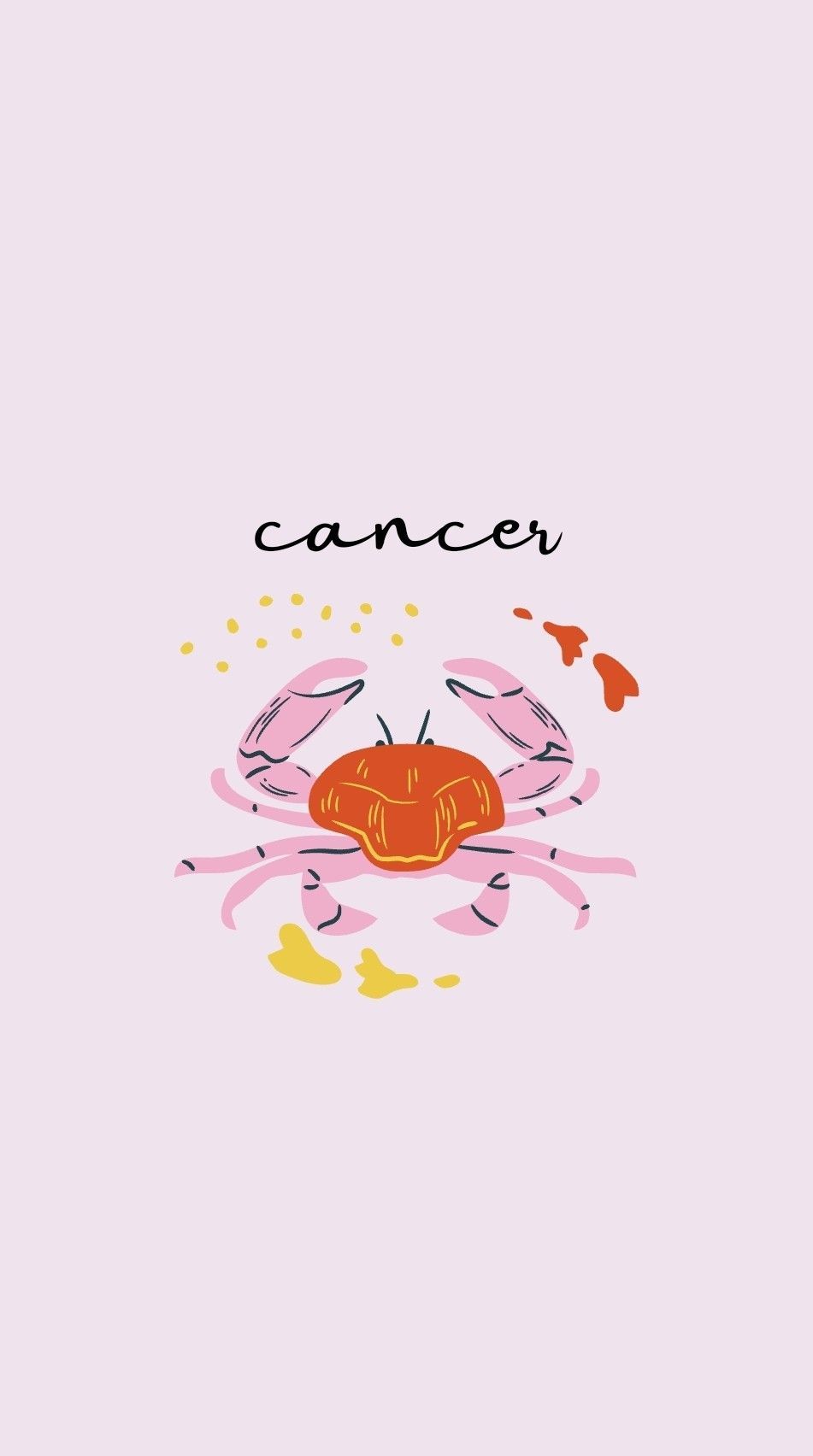 Cancer zodiac sign wallpaper for iPhone. - Cancer