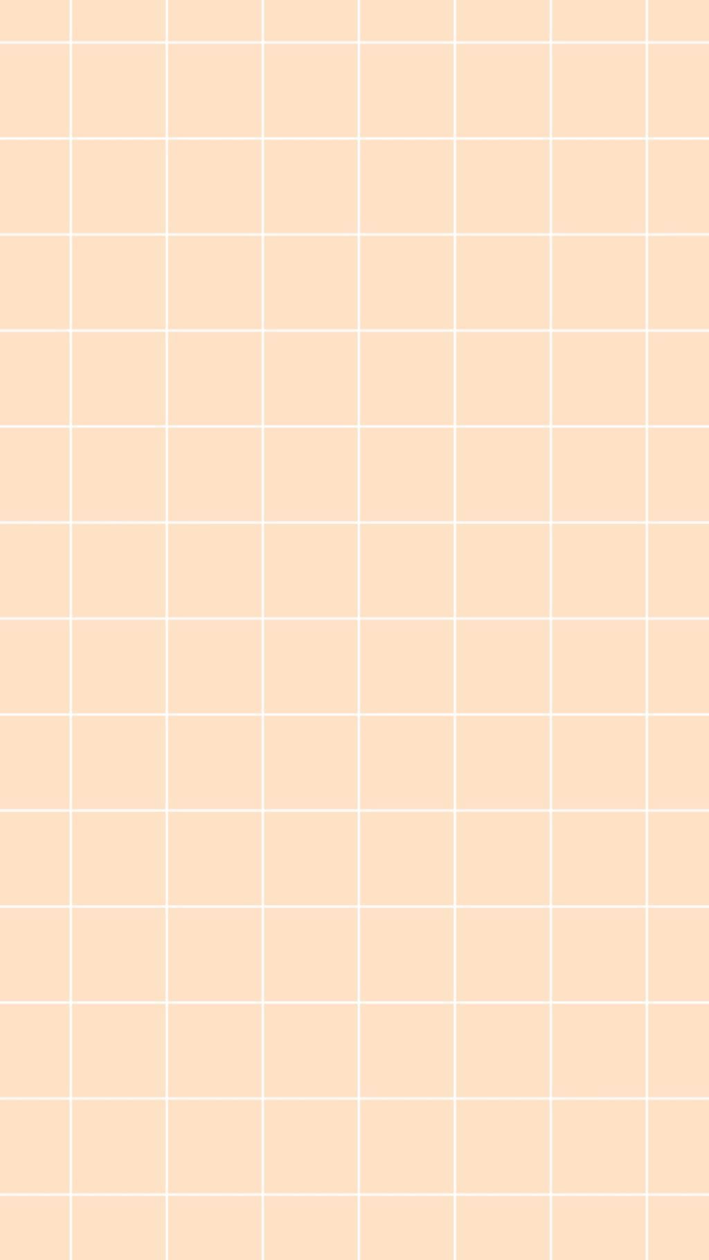 Peach background with a grid of white lines - Grid