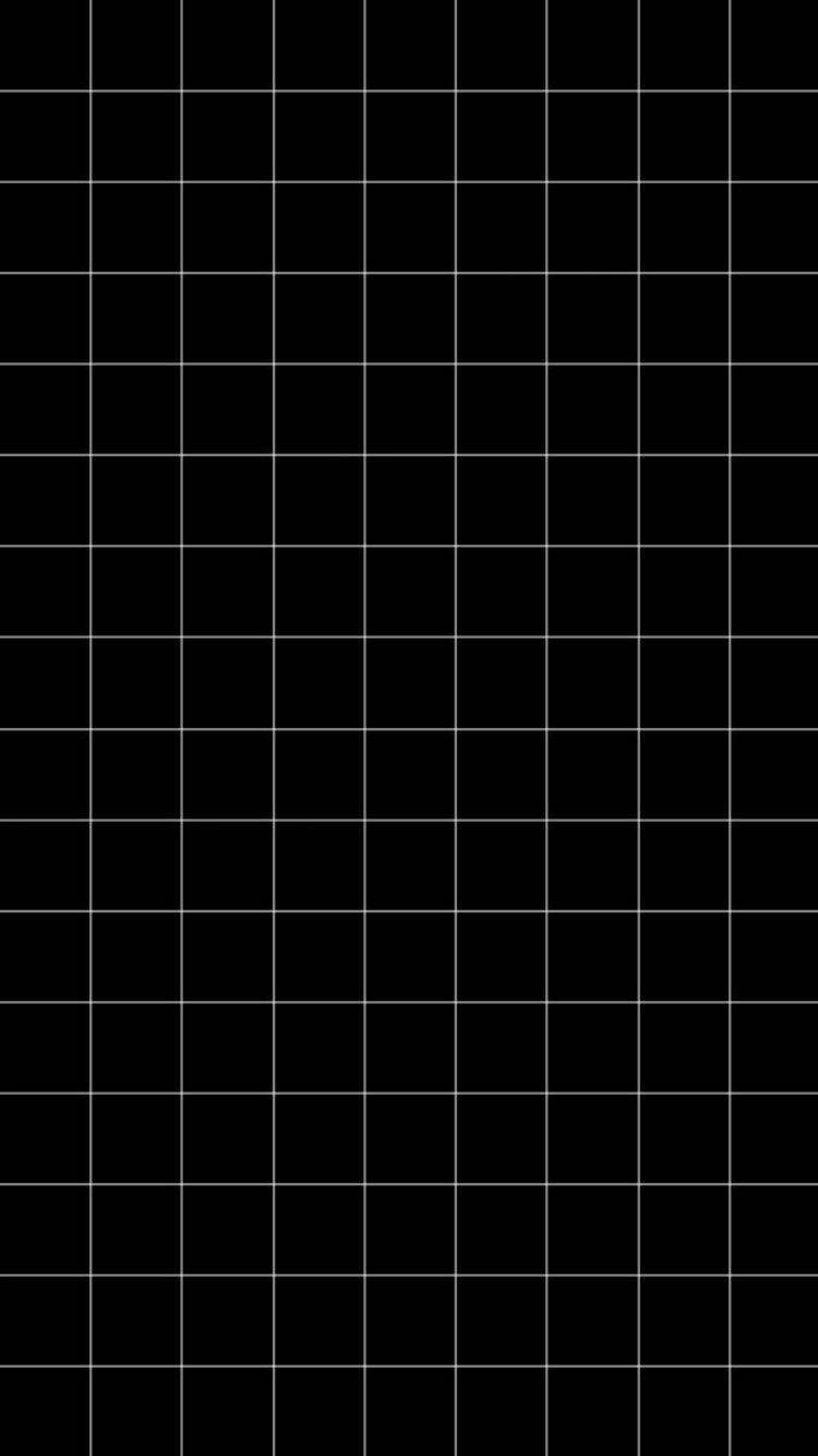 A black and white screen with squares on it - Grid