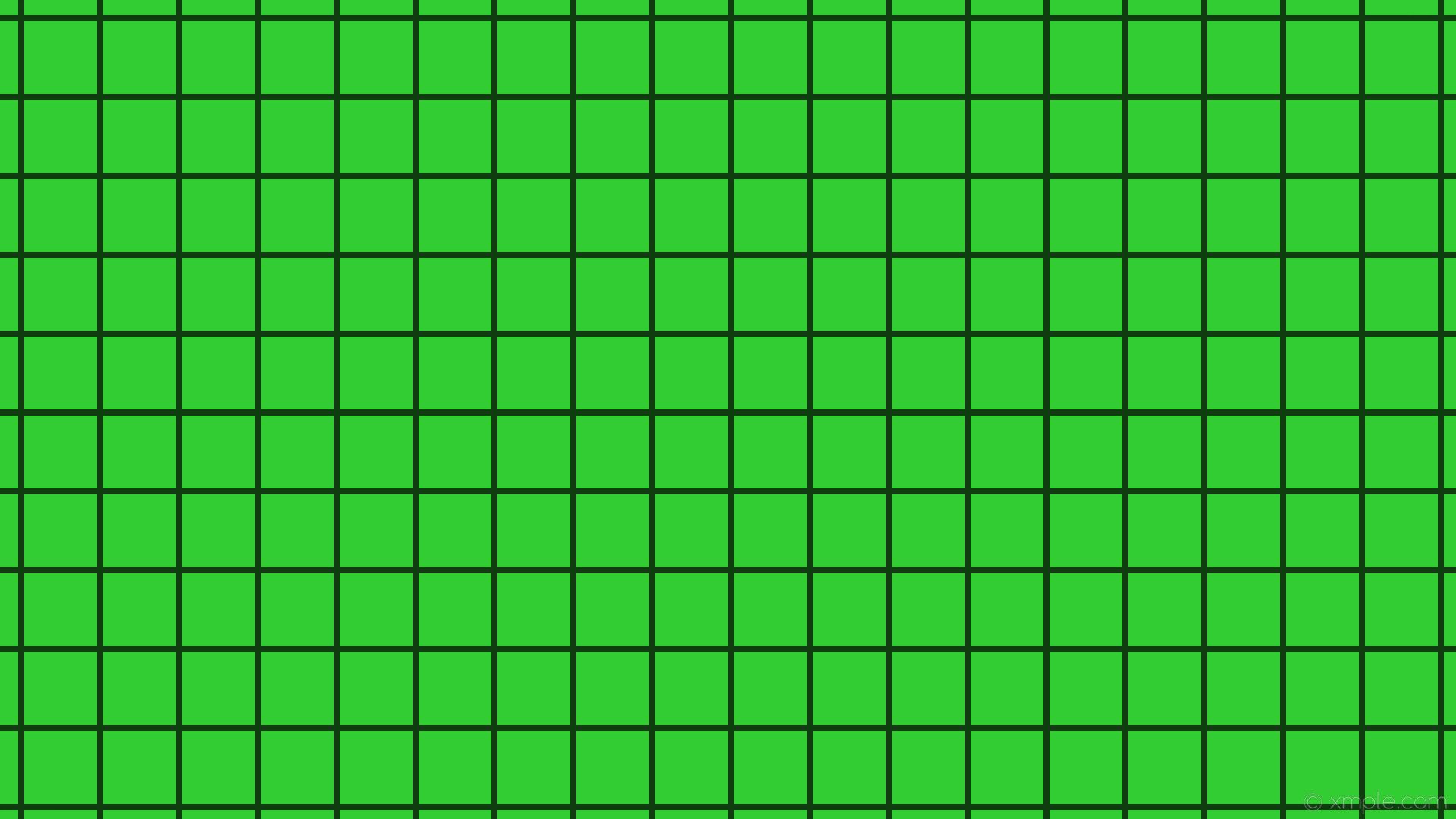 A green grid with black squares - Lime green, grid