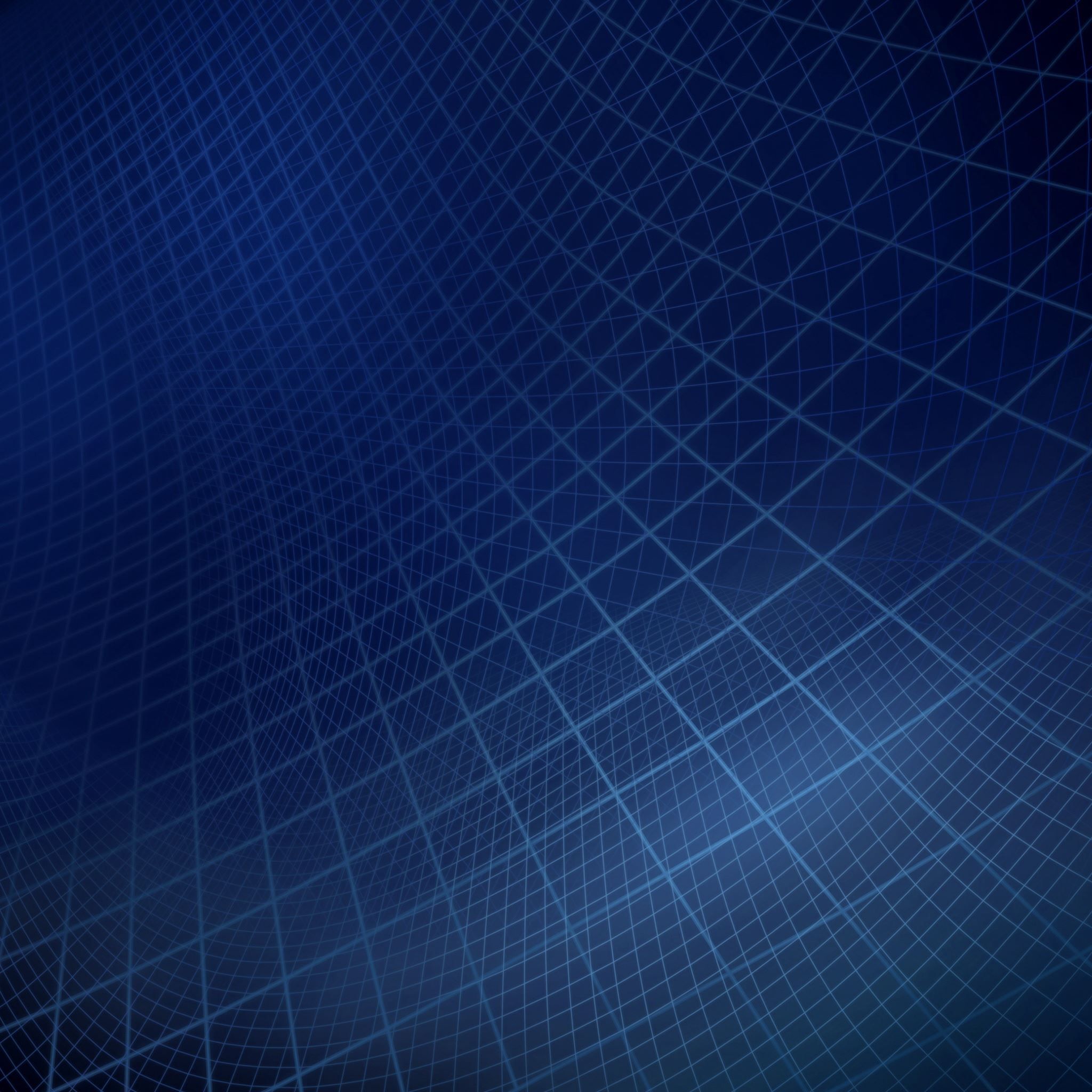 Blue Curved Grid Pattern iPad Air Wallpaper Free Download