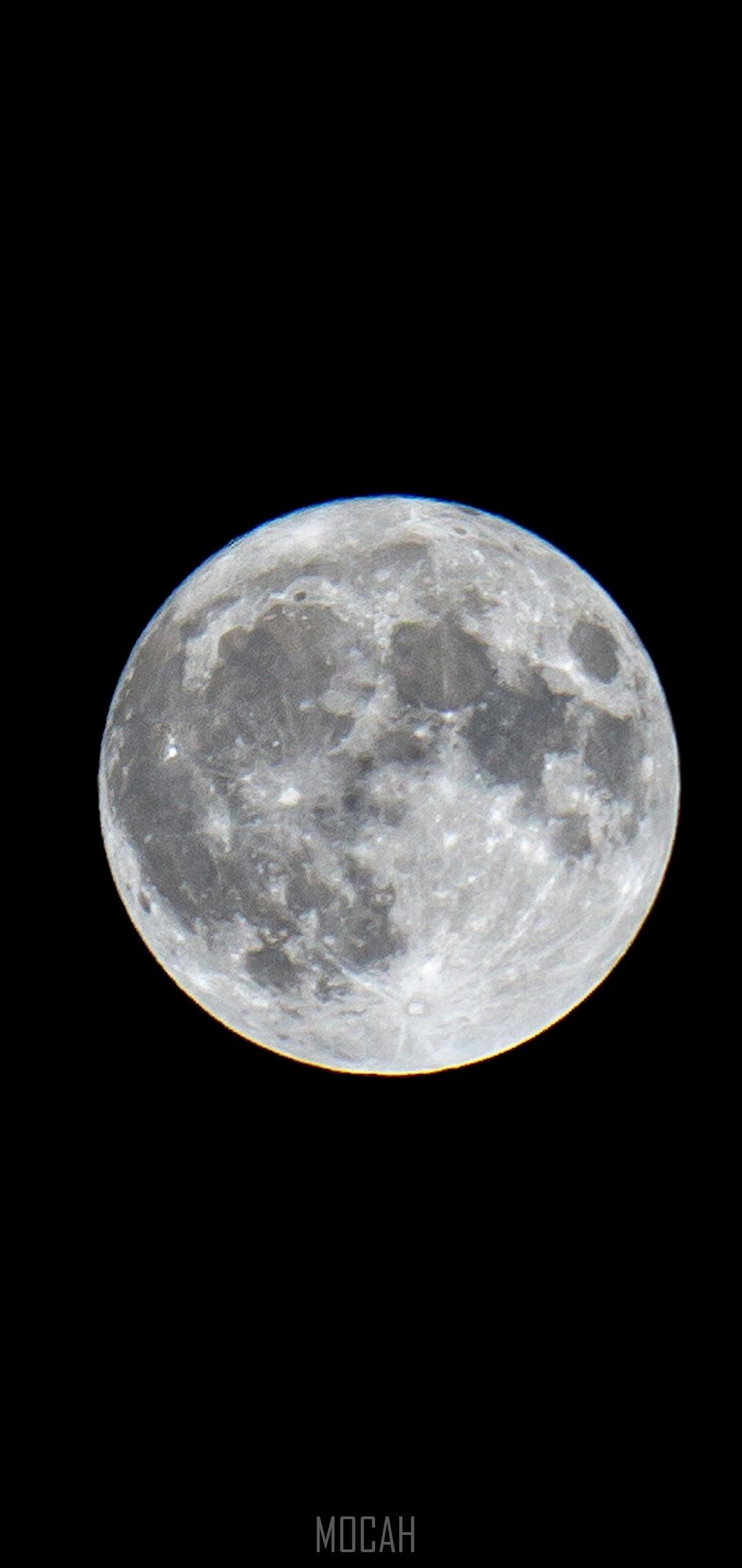 A full moon with a black background - Moon phases