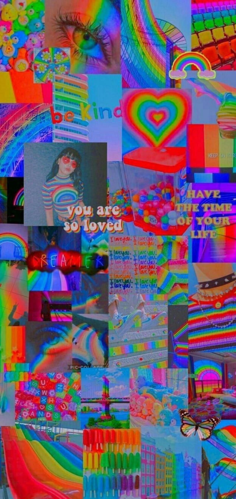 A collage of colorful images with text - Indie