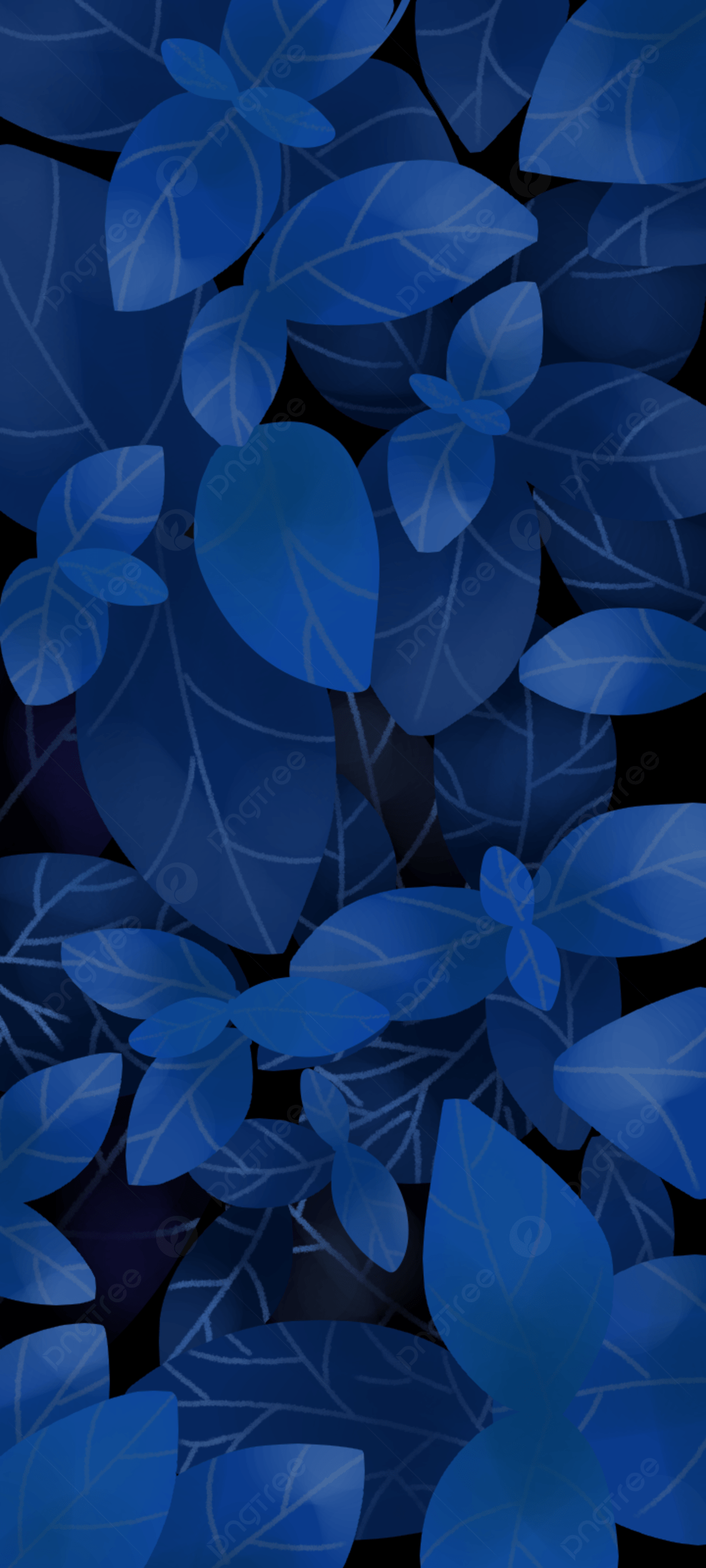 Aesthetic Blue Leaf Nature Wallpaper By One Art Background Wallpaper Image For Free Download