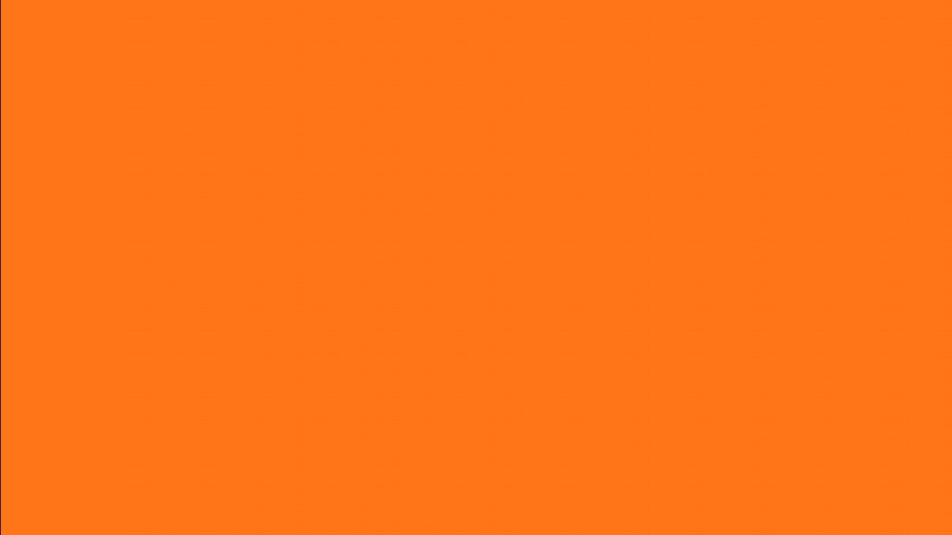 An orange background with a white line - Neon orange