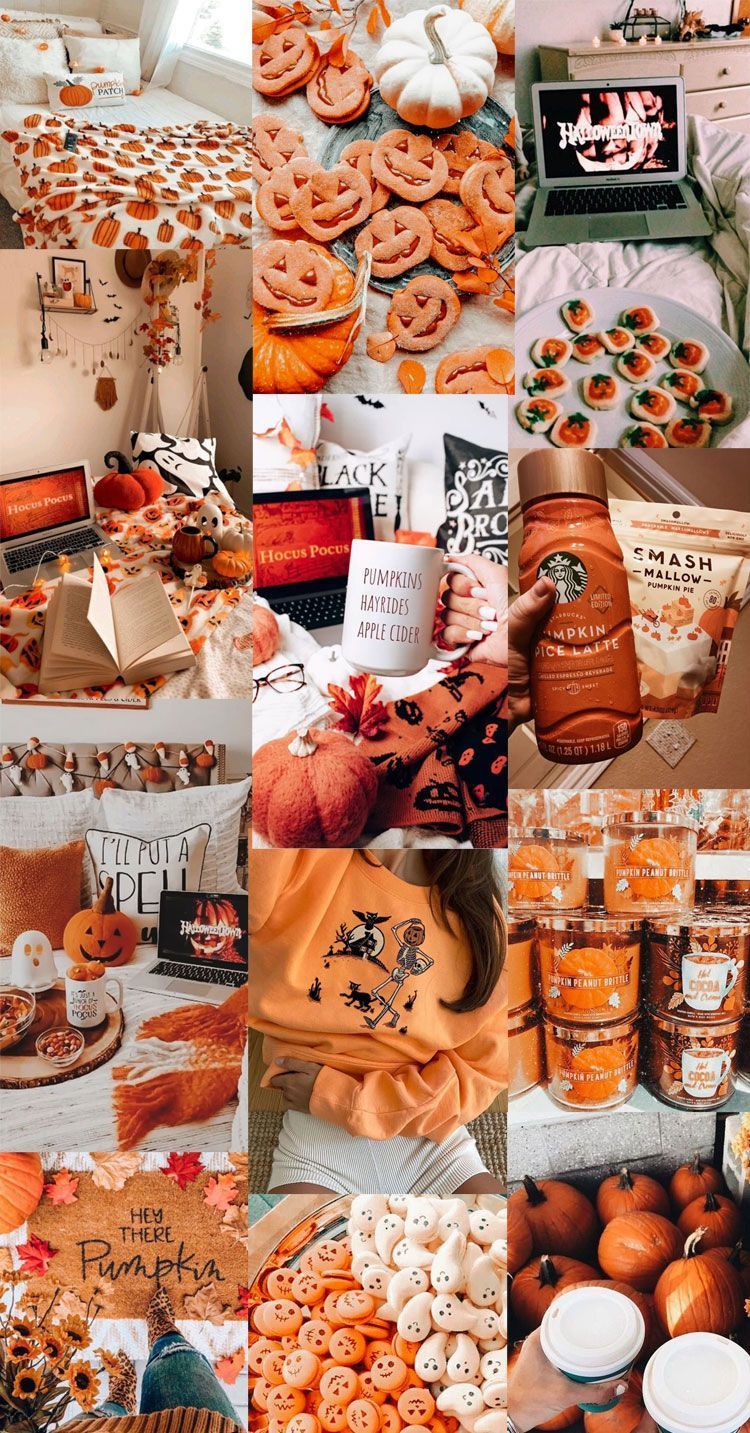 Autumn Collage Wallpaper : Pumpkin Spice