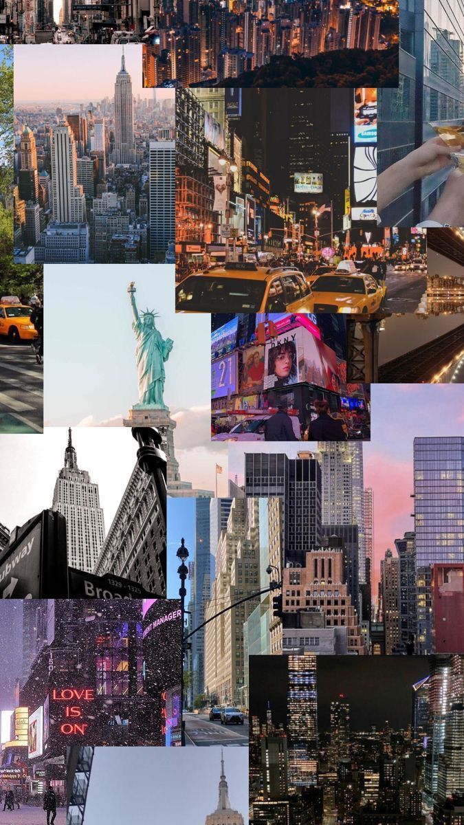 Collage! ☀️. New york travel, New york wallpaper, New york life