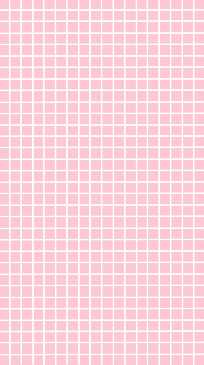 A pink background with white squares - Grid