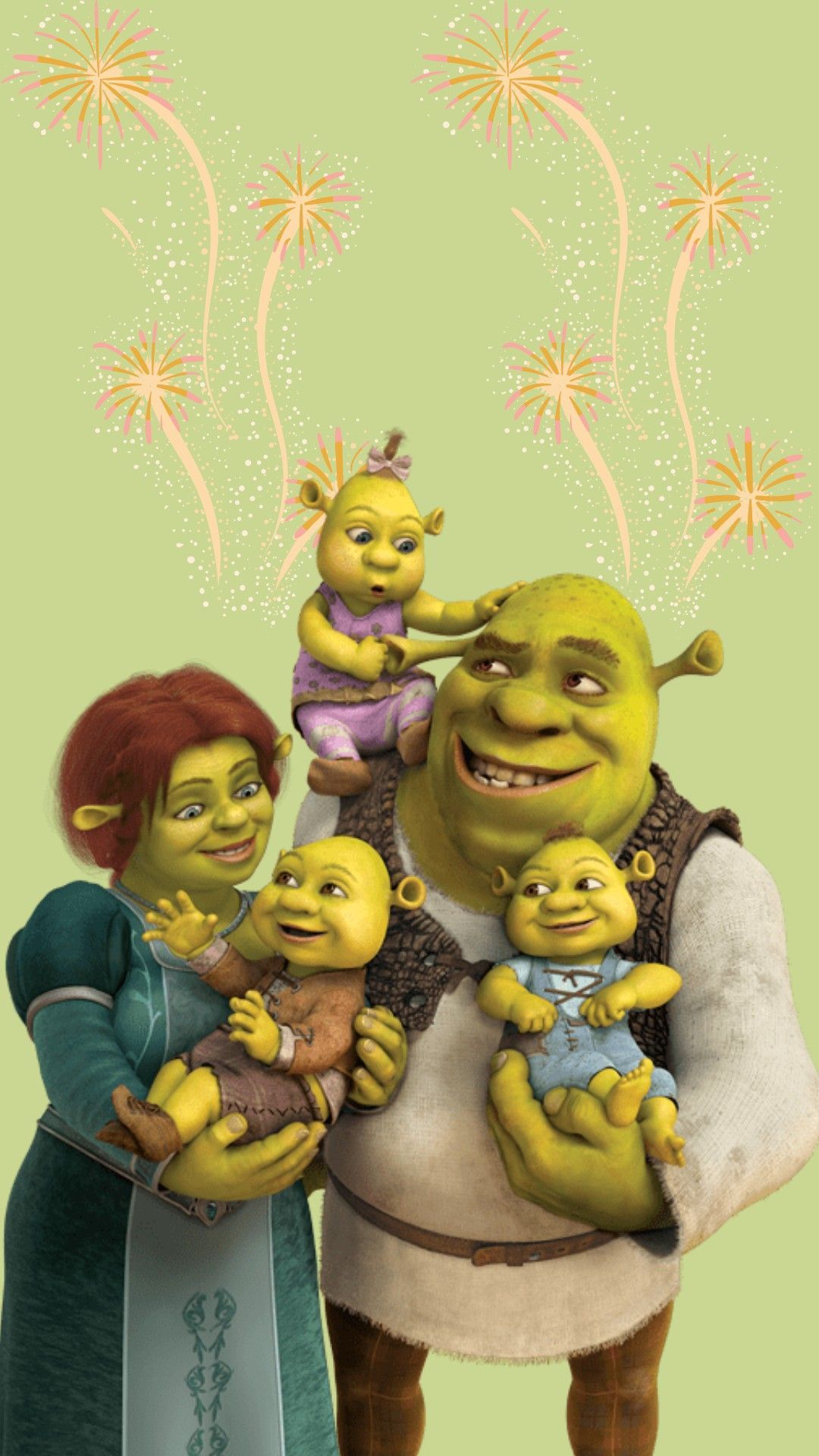 Wallpaper Shrek. Personajes de shrek, Fiona y shrek, Hijos de shrek