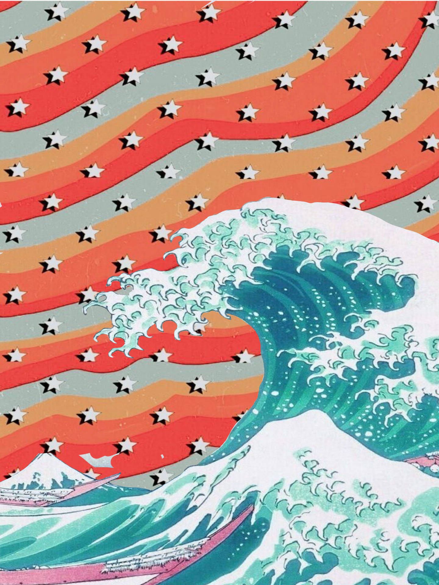The great wave off kanagawa by person - Wave