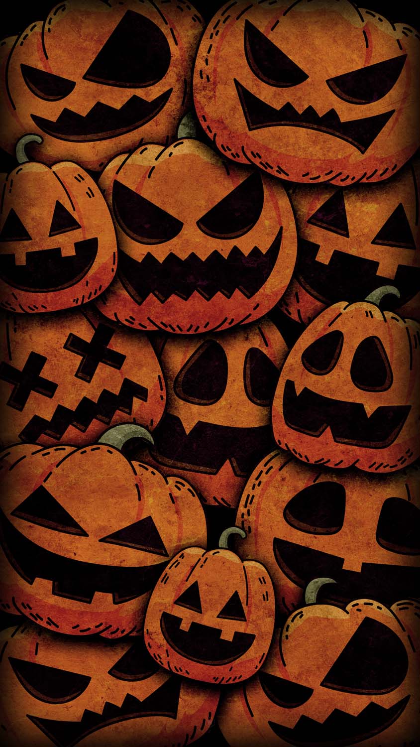 Pumpkin Faces Halloween IPhone Wallpaper HD Wallpaper : iPhone Wallpaper