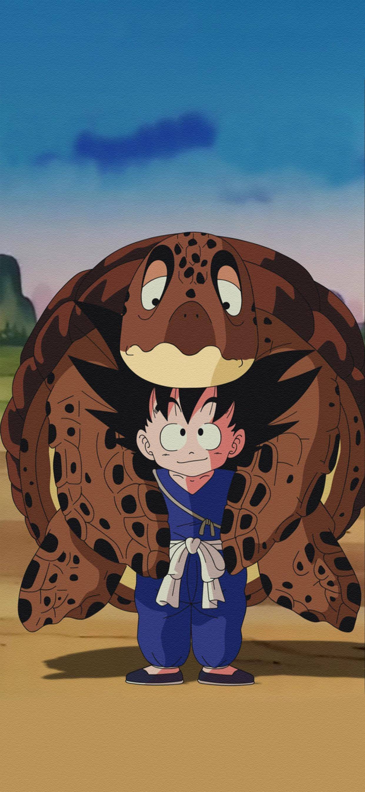 Goku and krillin from dragon ball z anime wallpaper for mobile devices - Goku, Dragon Ball