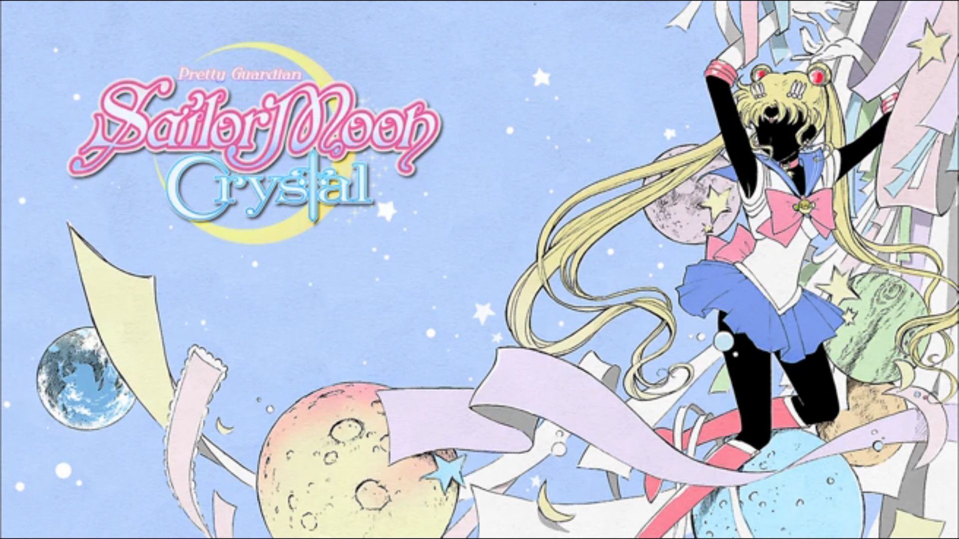 The opening sequence of Sailor Moon Crystal. - Sailor Moon, Sailor Mars