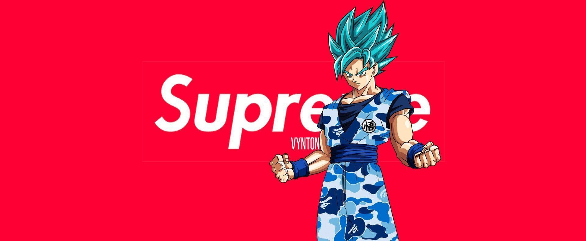 Drip Goku Wallpaper, Bape, Supreme