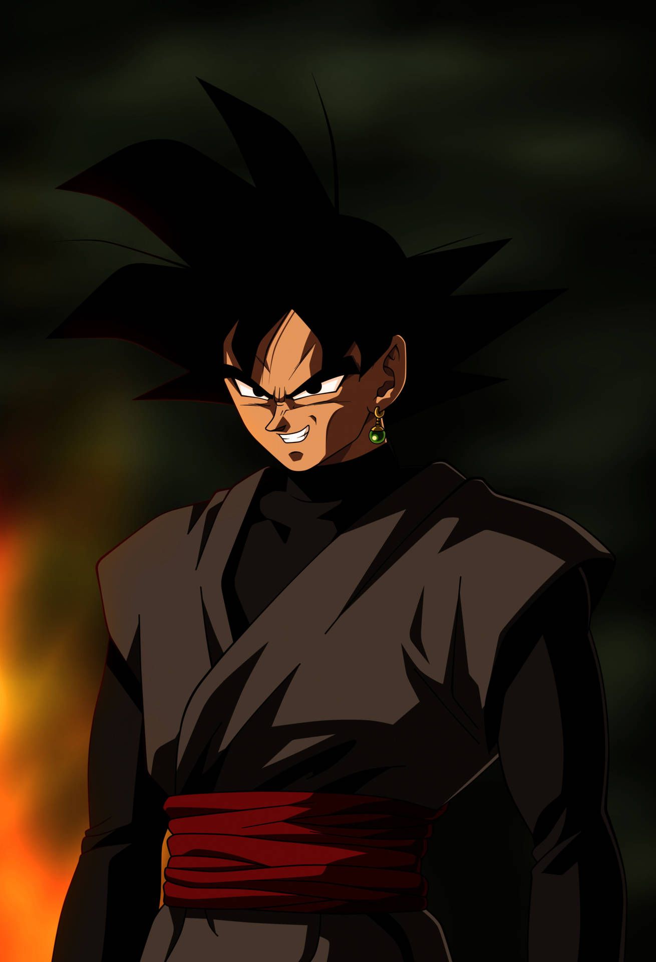 Download Aesthetic Goku Black Pfp Fierce Look Wallpaper