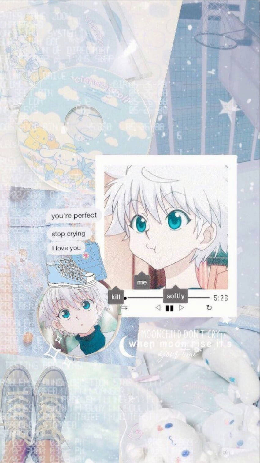 Download Soft Killua Zoldyck Aesthetic Wallpaper