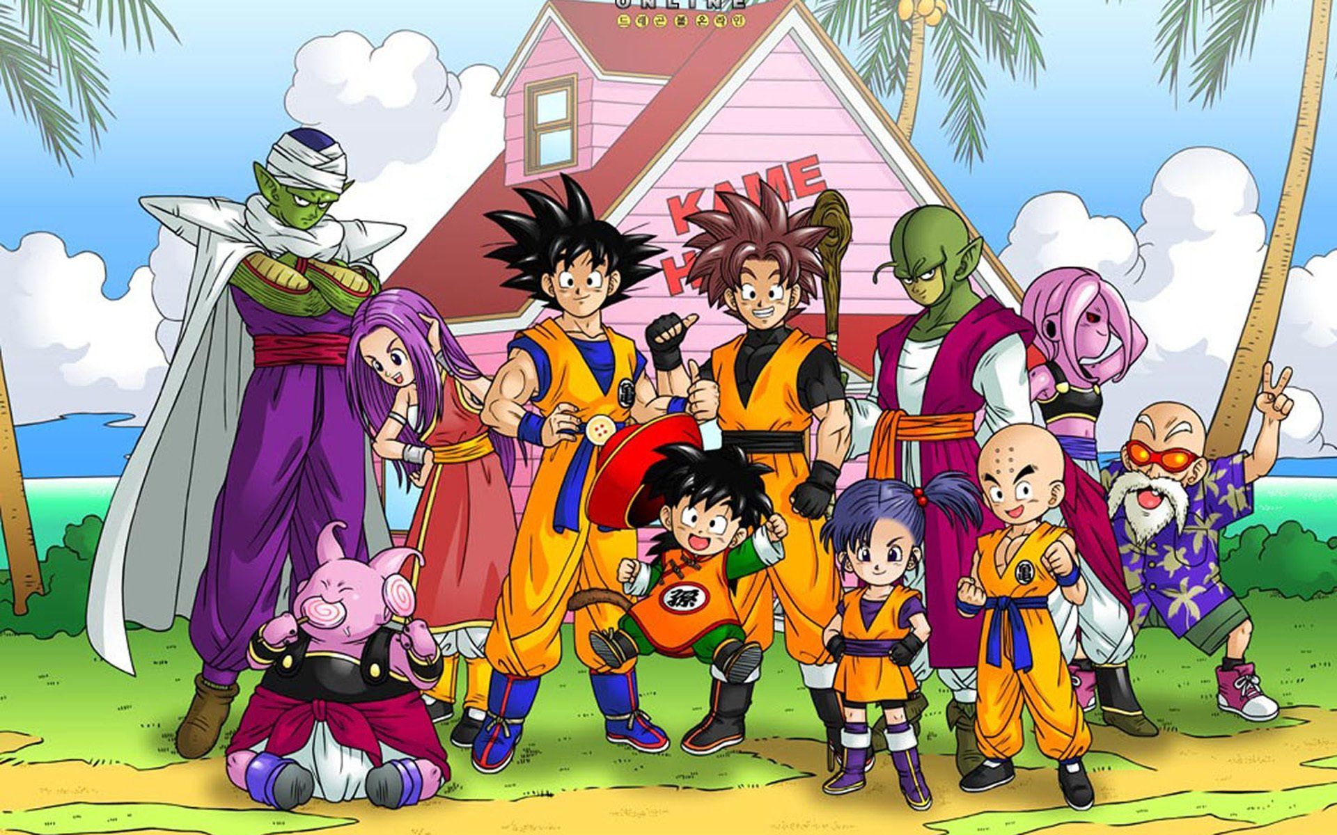 Dragon ball z characters in a cartoon - Goku, Dragon Ball