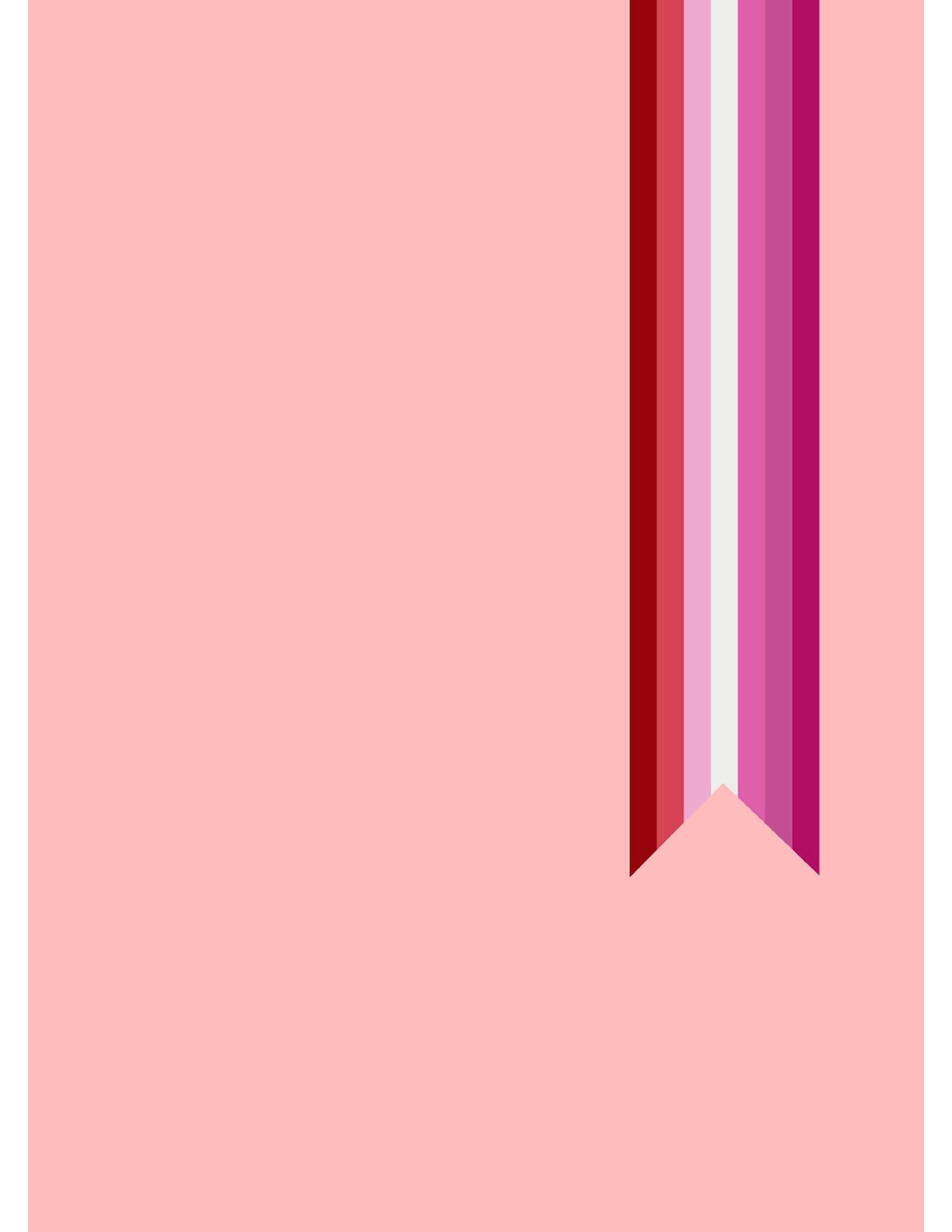 An image of a pink background with a pink and red stripe on the right hand side. - Lesbian