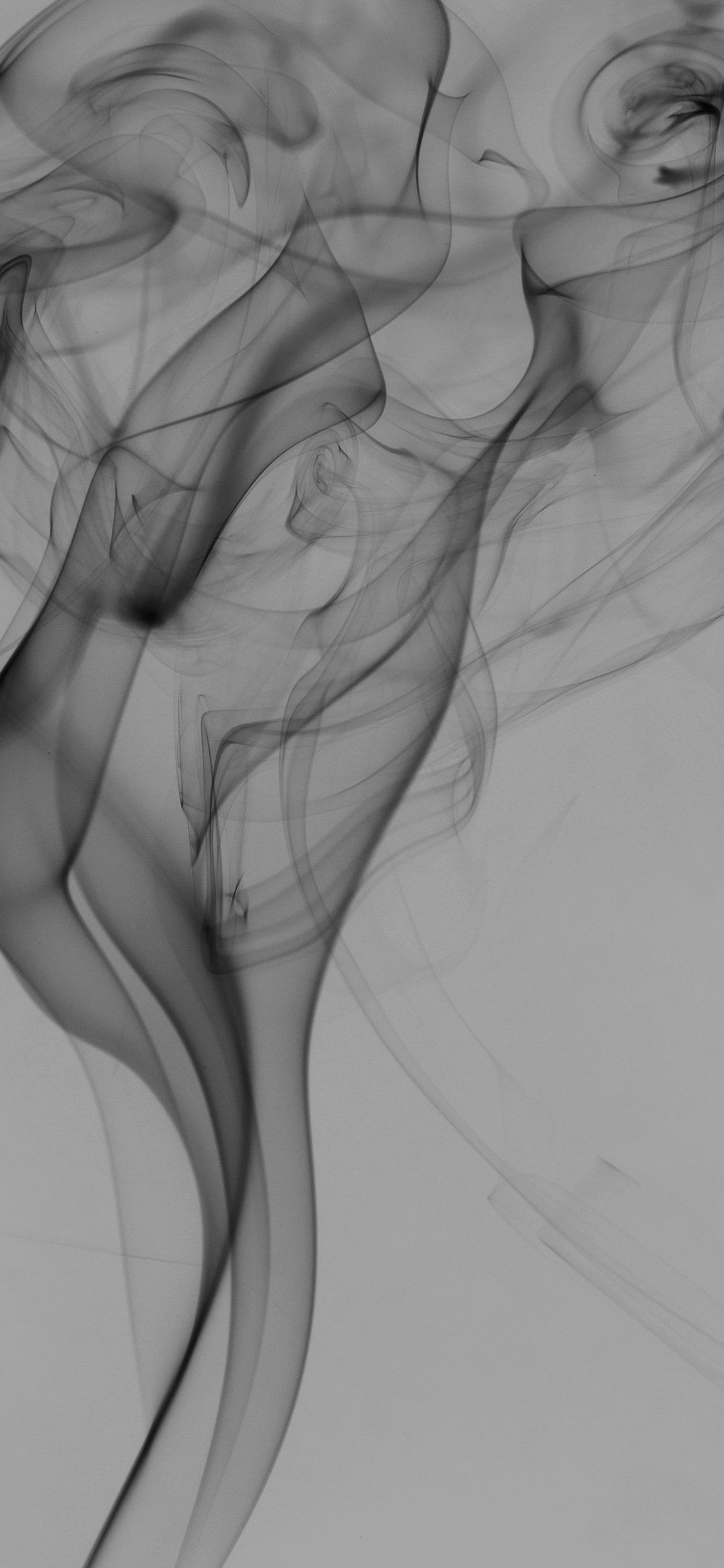 Smoky white black texture smoke pattern iPhone X Wallpaper Free Download