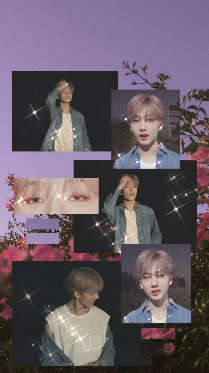 A collage of pictures with different people in them - NCT