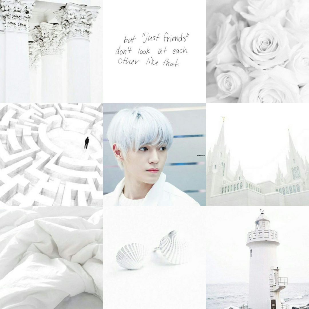 Taeyong white aesthetic wallpaper. NCT (엔시티) Amino