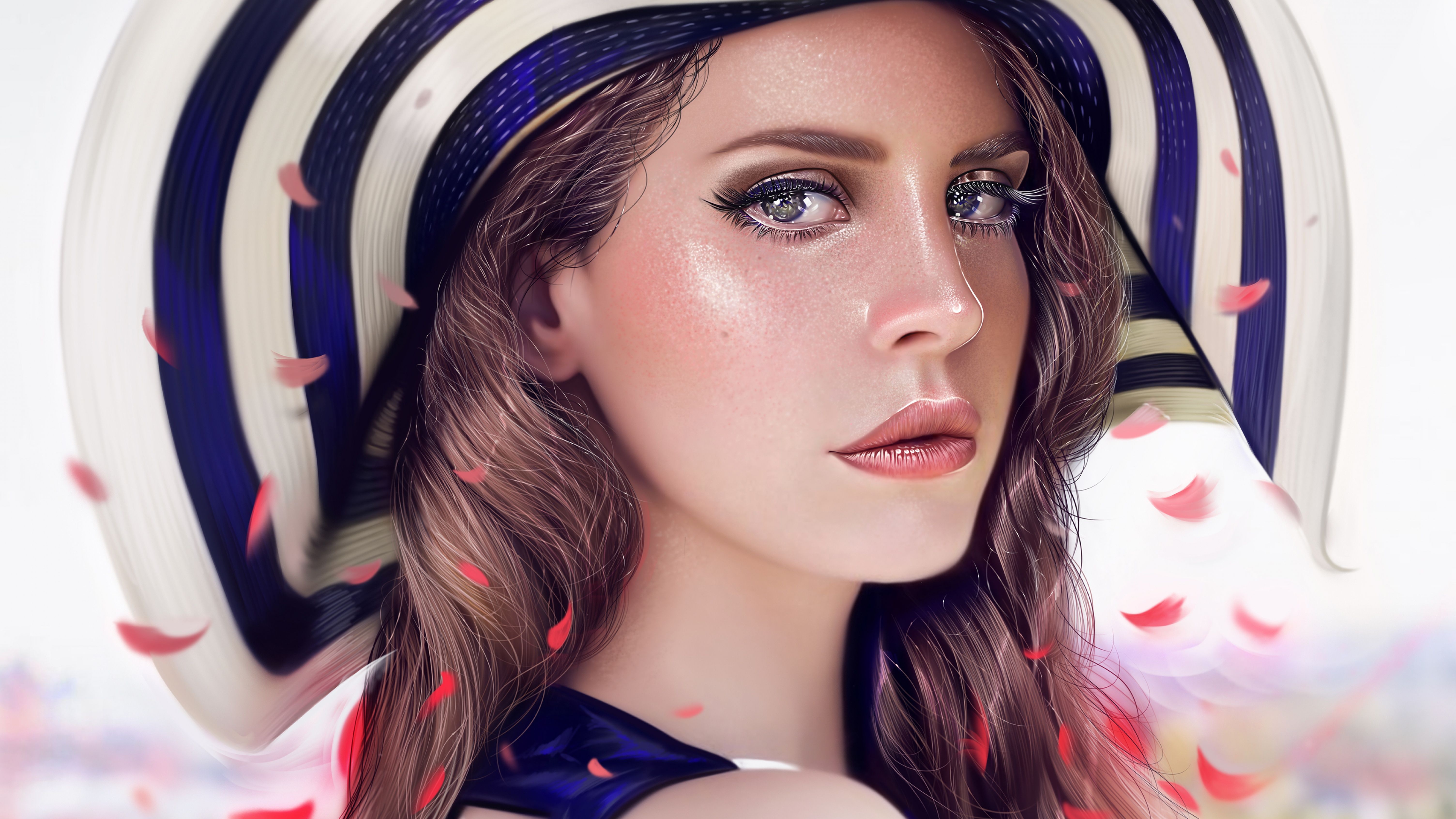 Lana Del Rey Wallpaper 4K, Portrait, Music