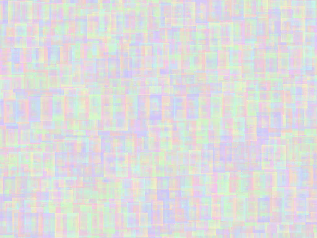 A pattern of squares in pink and blue - Pastel rainbow