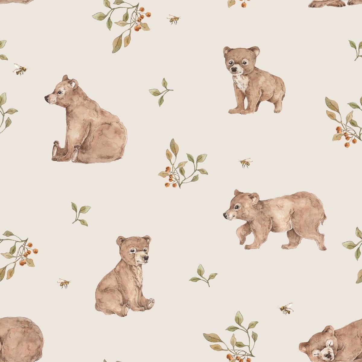 Little Bears Wallpaper.com Wallstickers And Wallpaper Online Store