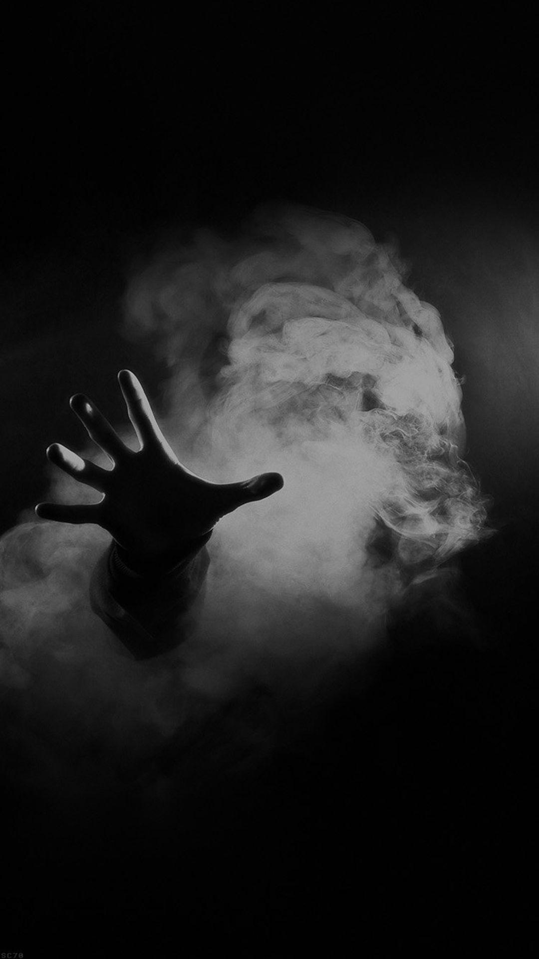 A hand reaching out of the smoke - Smoke