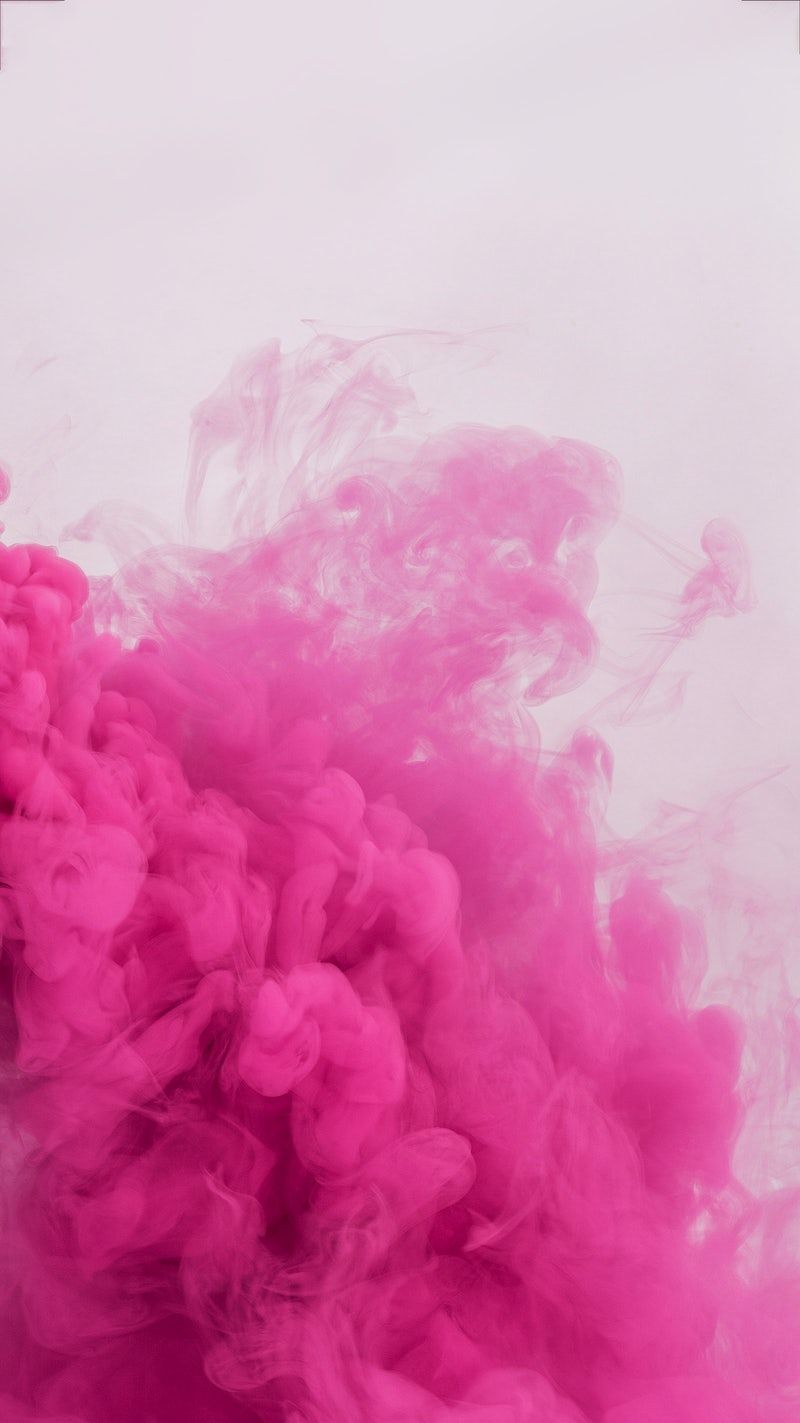 Pink Smoke Effect Image Wallpaper
