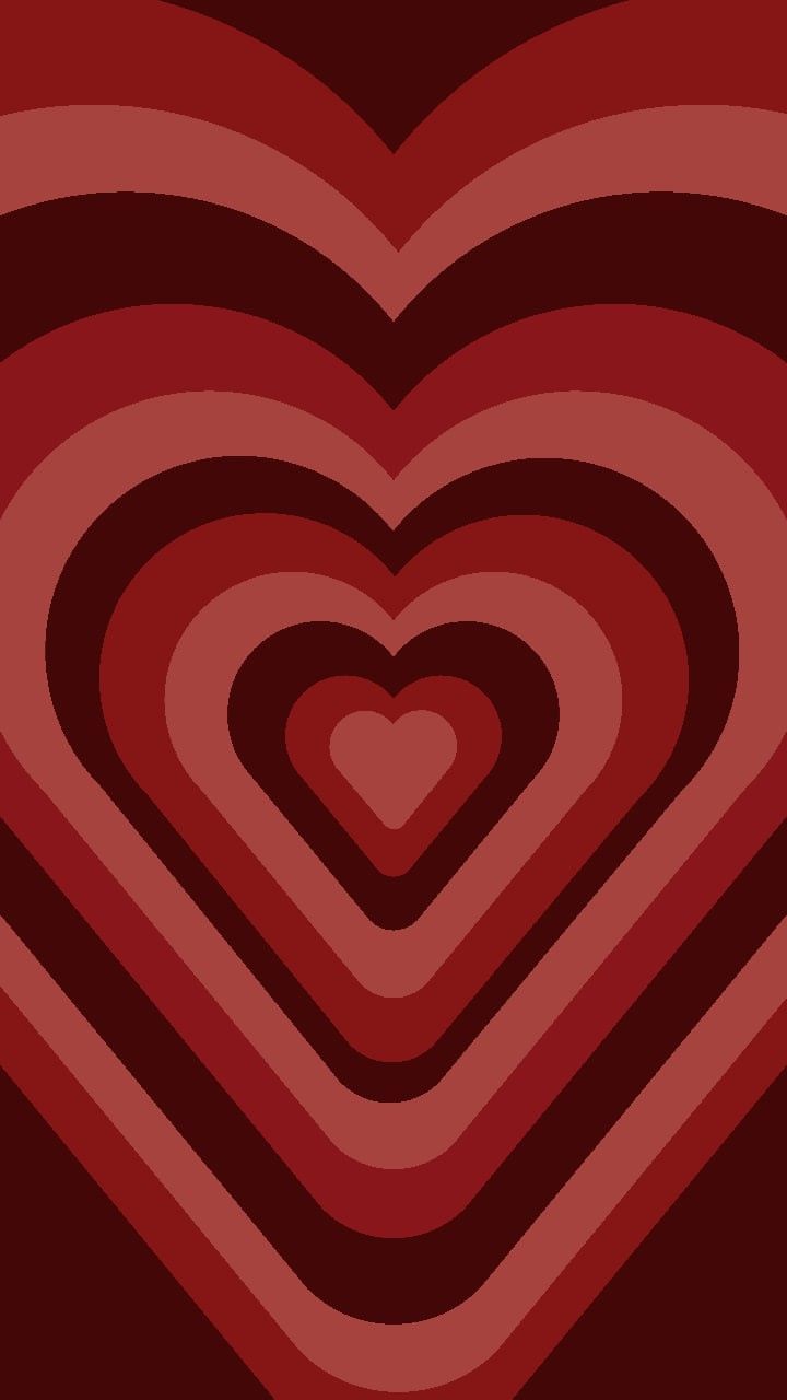 Red hearts wallpaper for your iPhone X from Vibe app - Heart