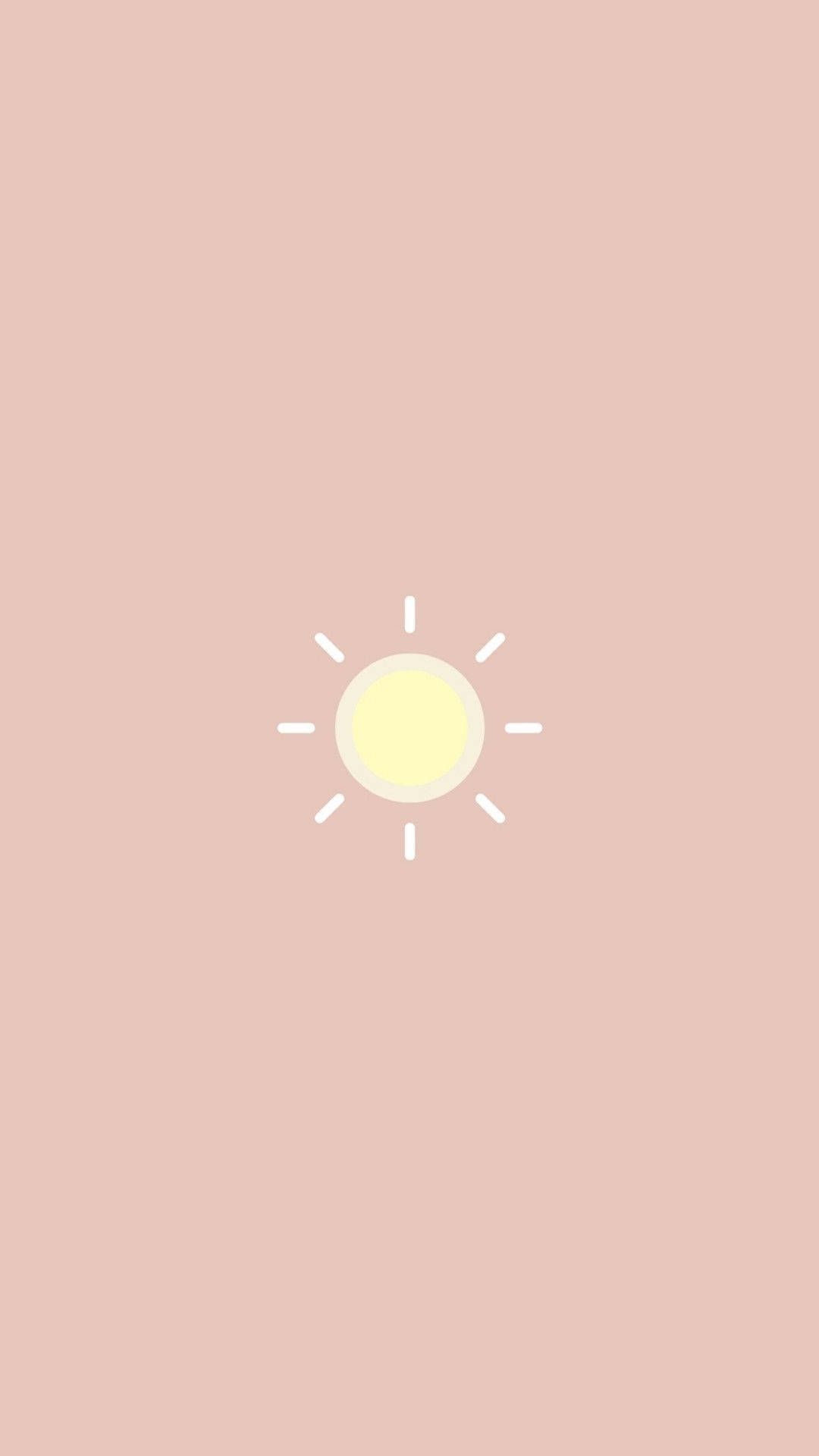 Download Aesthetic Sun Cute iPhone Wallpaper