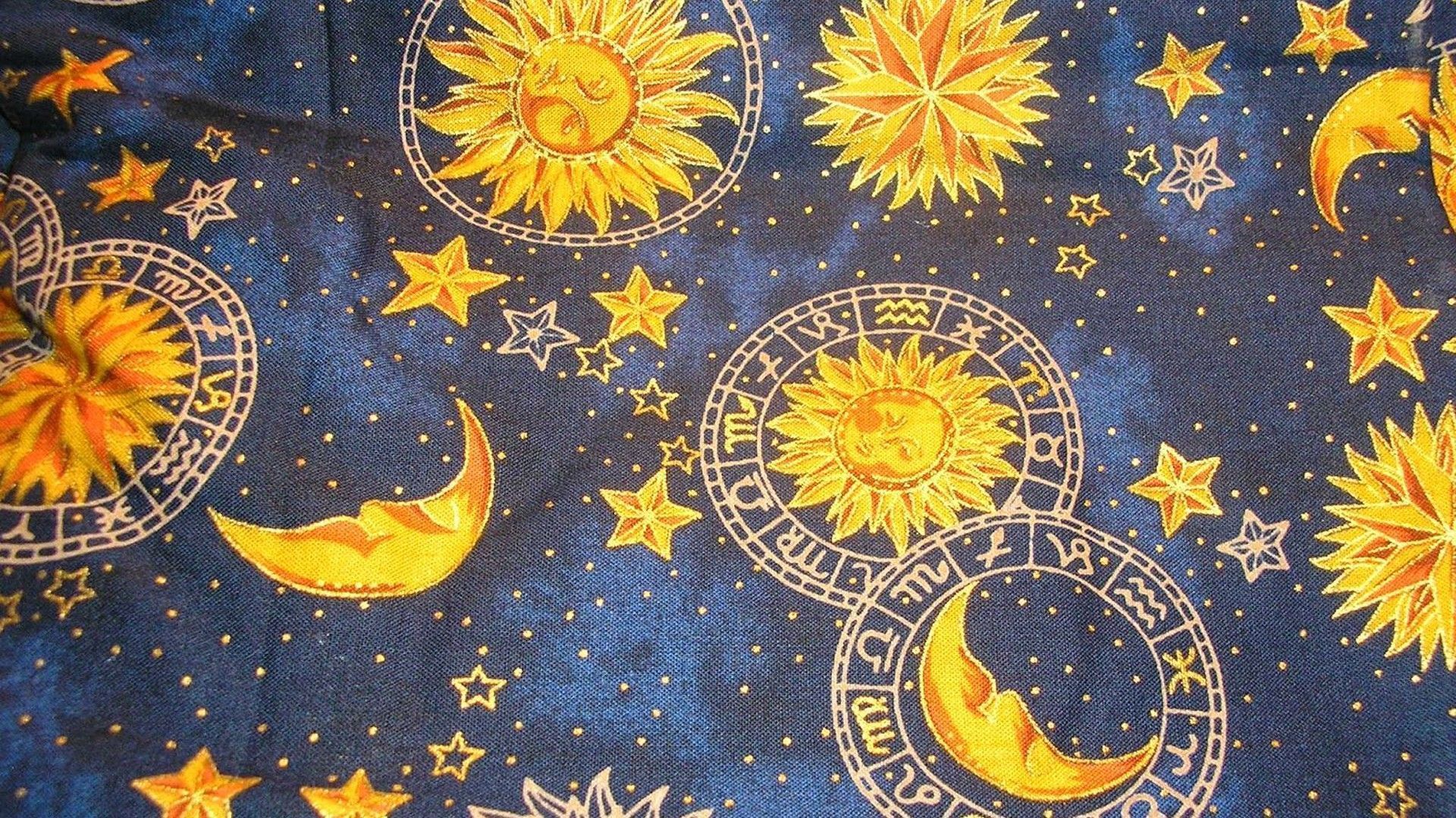 Sun Moon And Stars HD Boho Aesthetic Wallpaper
