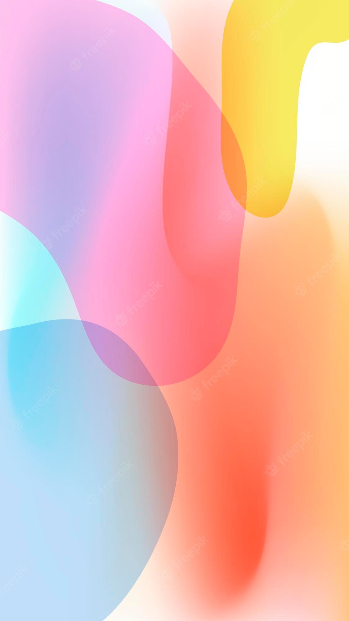 Free Vector. Aesthetic mobile wallpaper background vector, abstract design