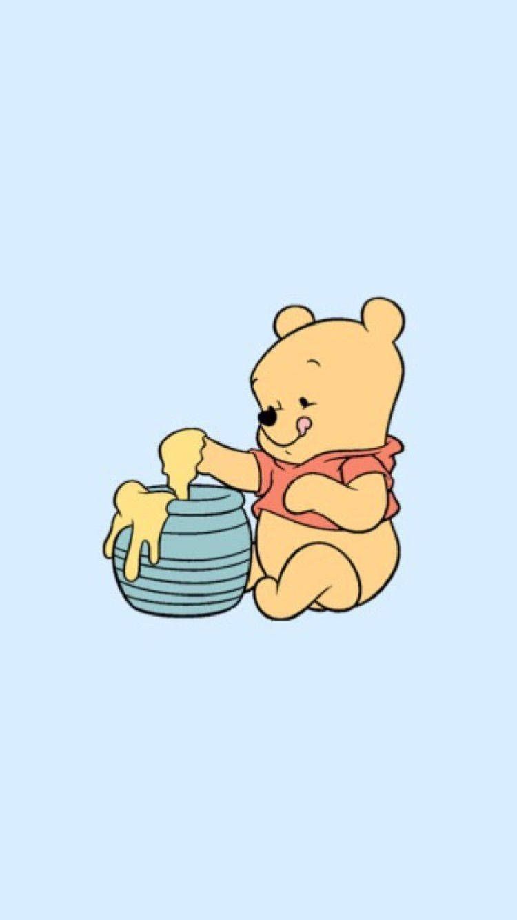 Download Pastel Cute Disney Aesthetic Winnie The Pooh Wallpaper