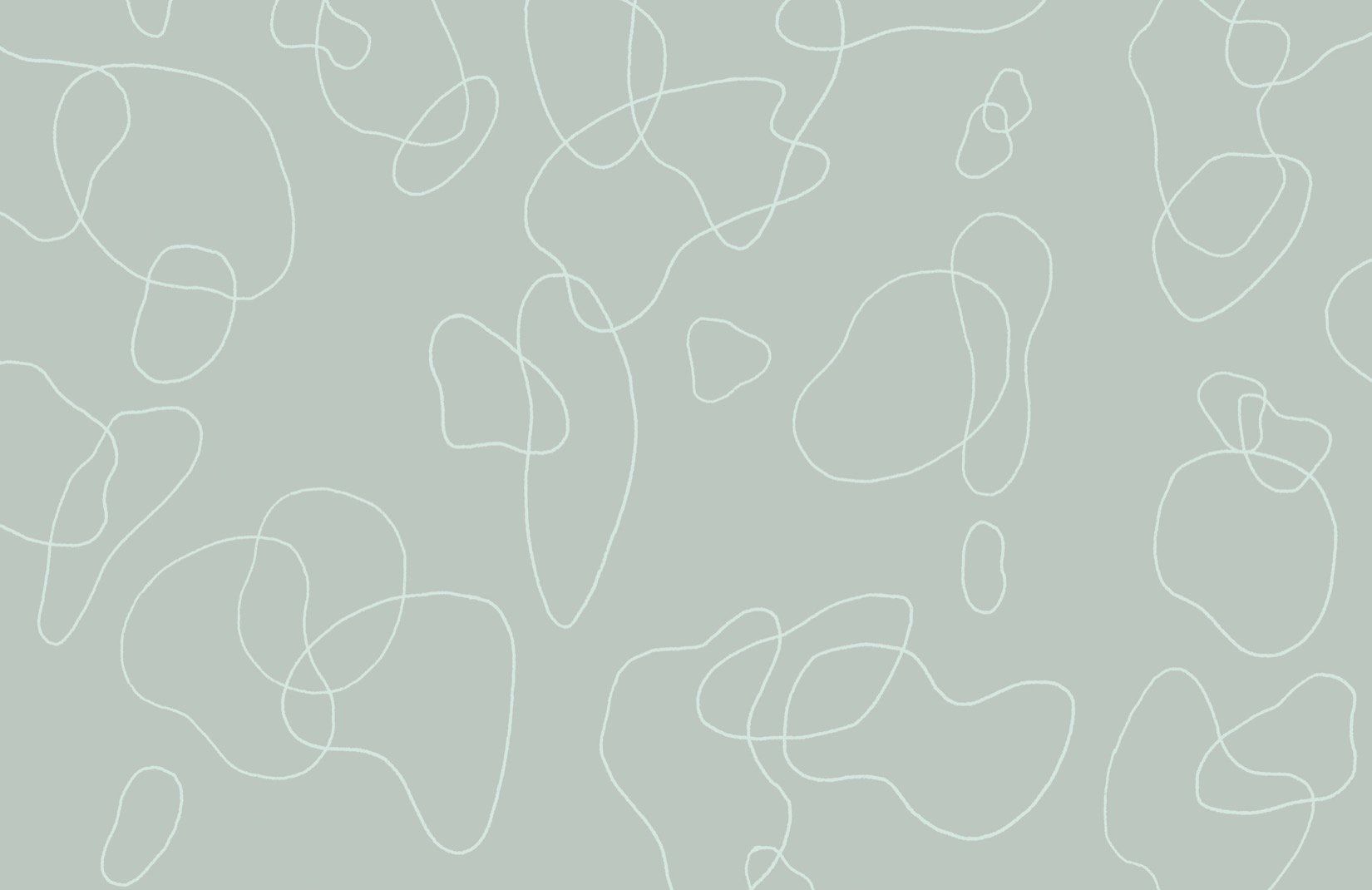 An abstract pattern of squiggly lines in white on a pale grey background - Abstract