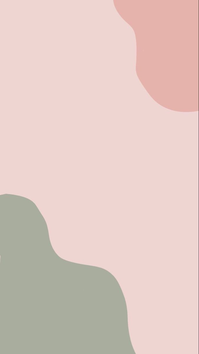 A minimalist phone background with pink and green shapes - Abstract
