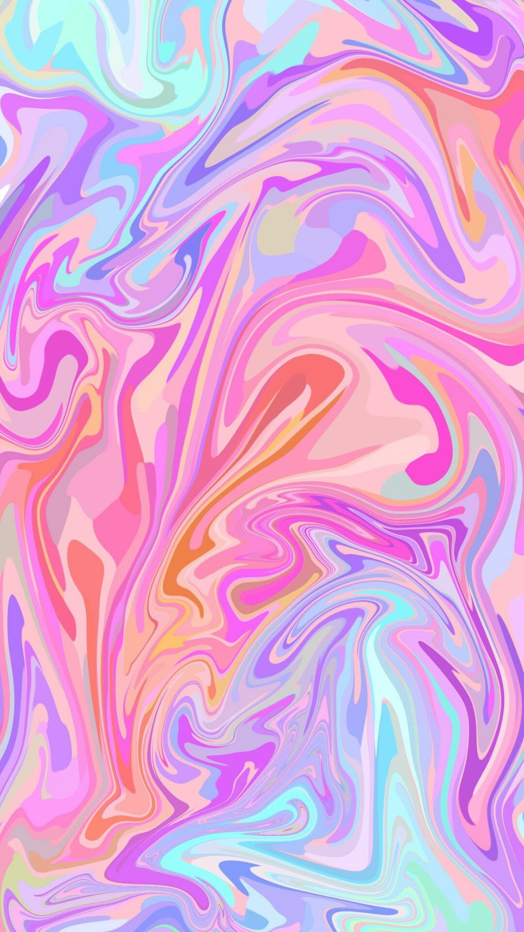 A colorful abstract pattern with pink, purple and blue - Abstract