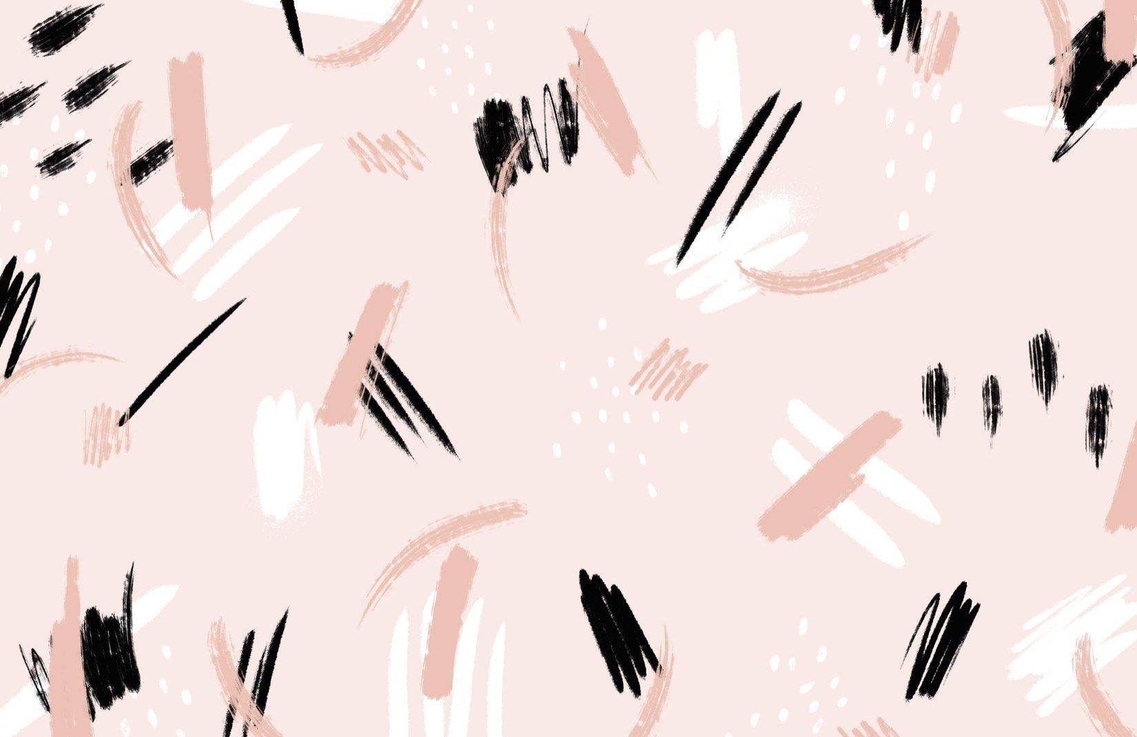 A pink and black abstract pattern - Abstract, peach