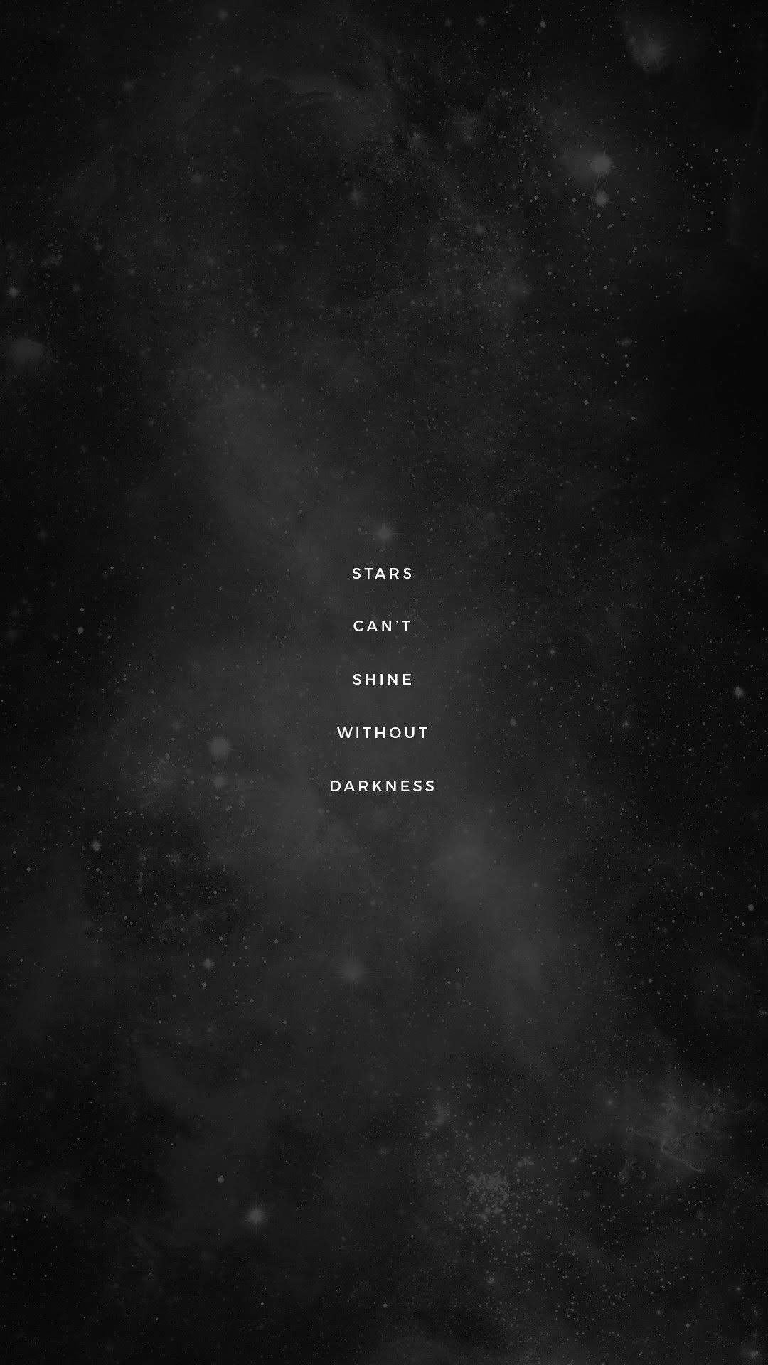 A black and white poster with the words, ``the universe is not for us'' - Black quotes, gym