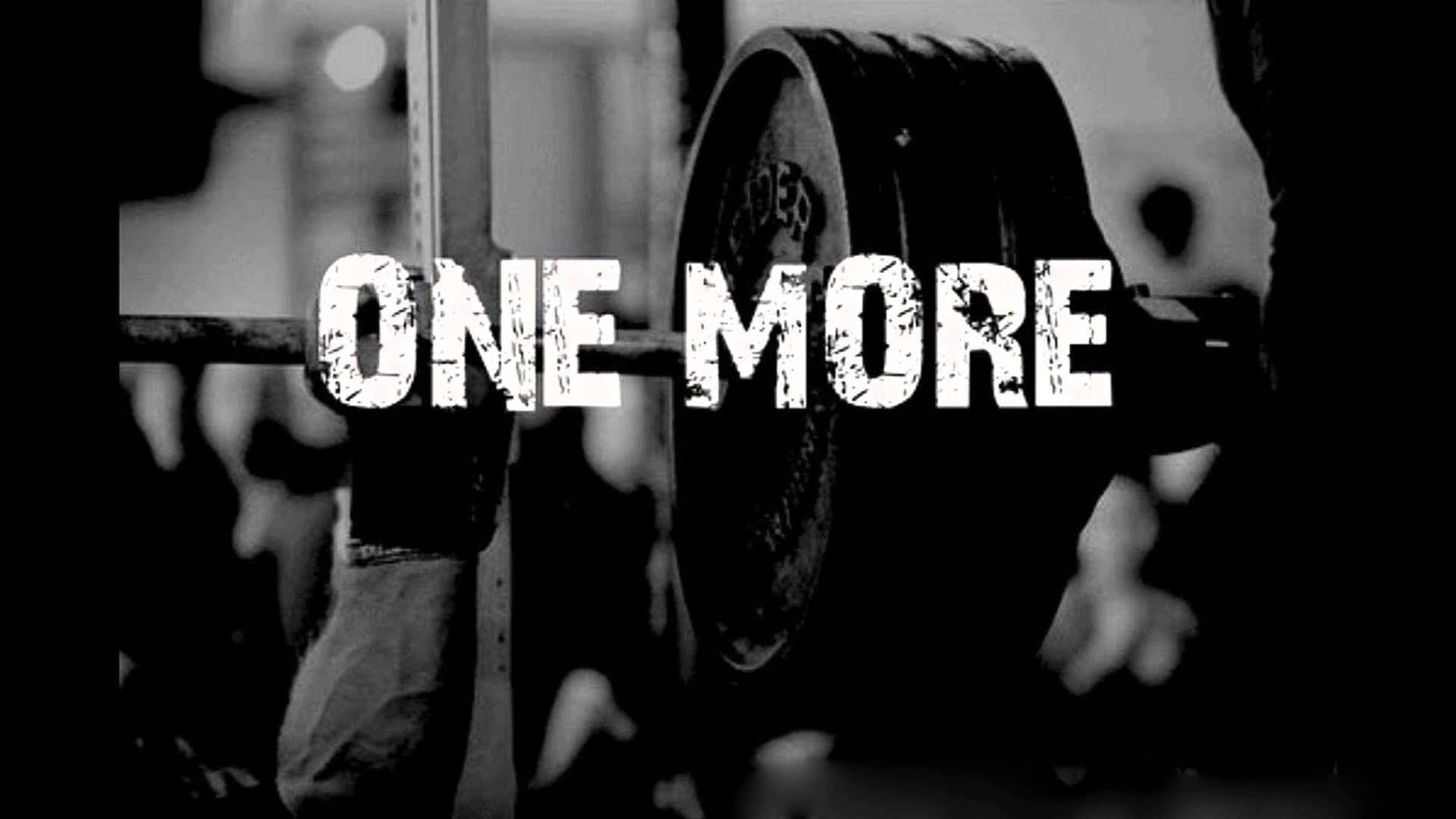 One More is a motivational video that will inspire you to push yourself to do one more repetition, one more set, one more rep. - Gym