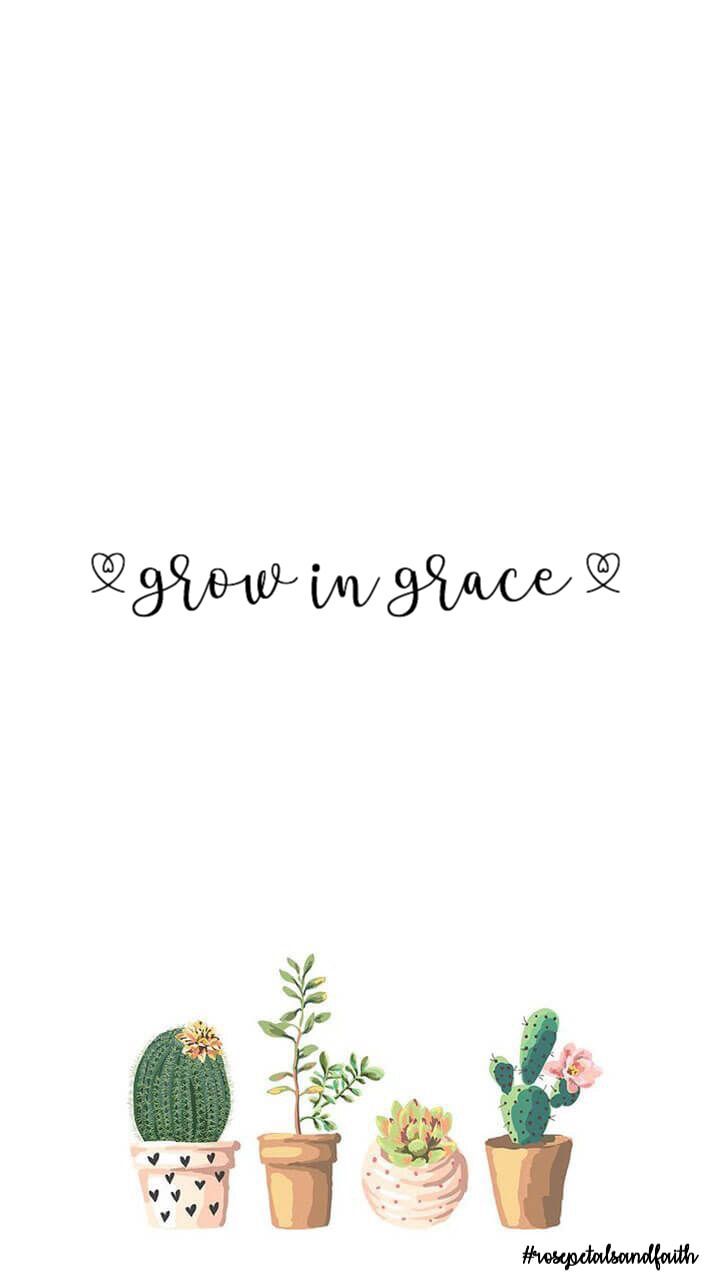 Grow in Grace succulent hearts! So girly and cute!. Succulents wallpaper, Aesthetic iphone wallpaper, Plant wallpaper
