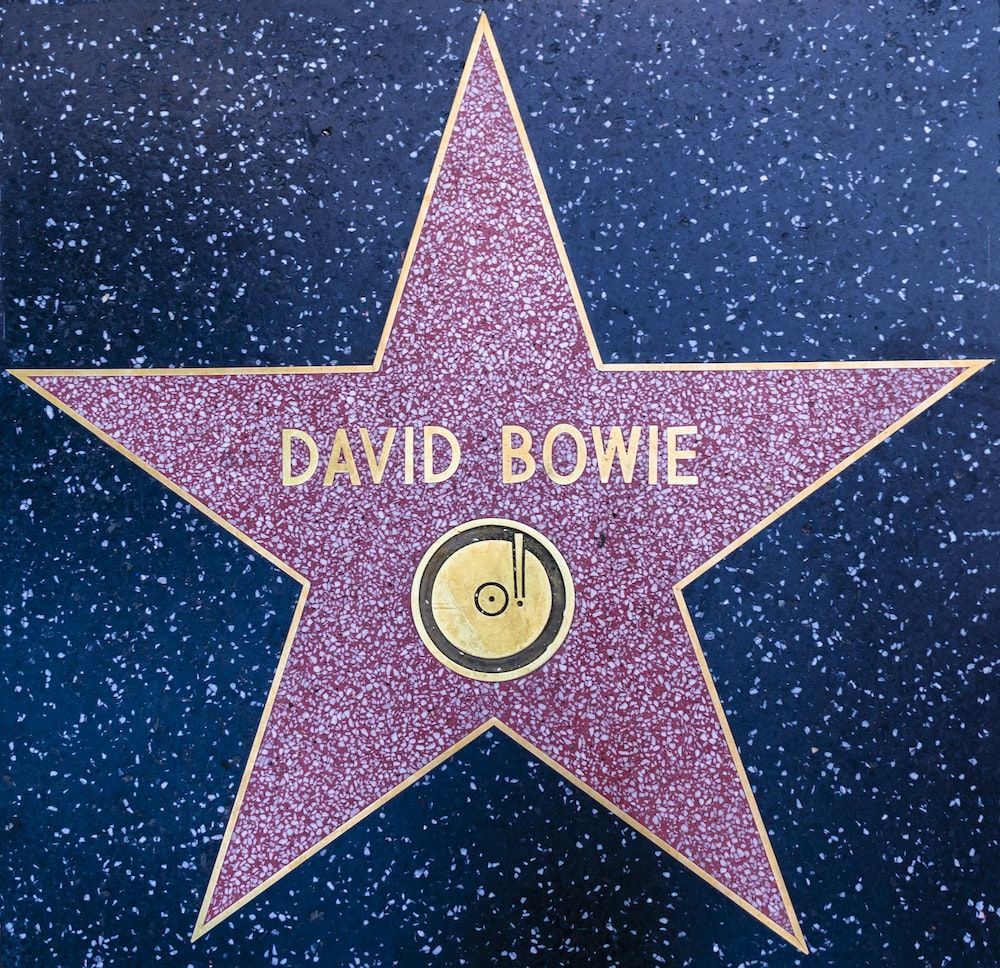 David bowie star on the hollywood walk of fame - David Bowie