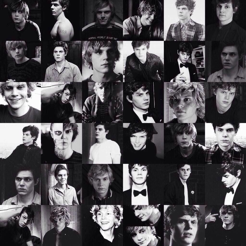 Evan peters collage is killin me. Evan peters american horror story, Evan peters, American horror story