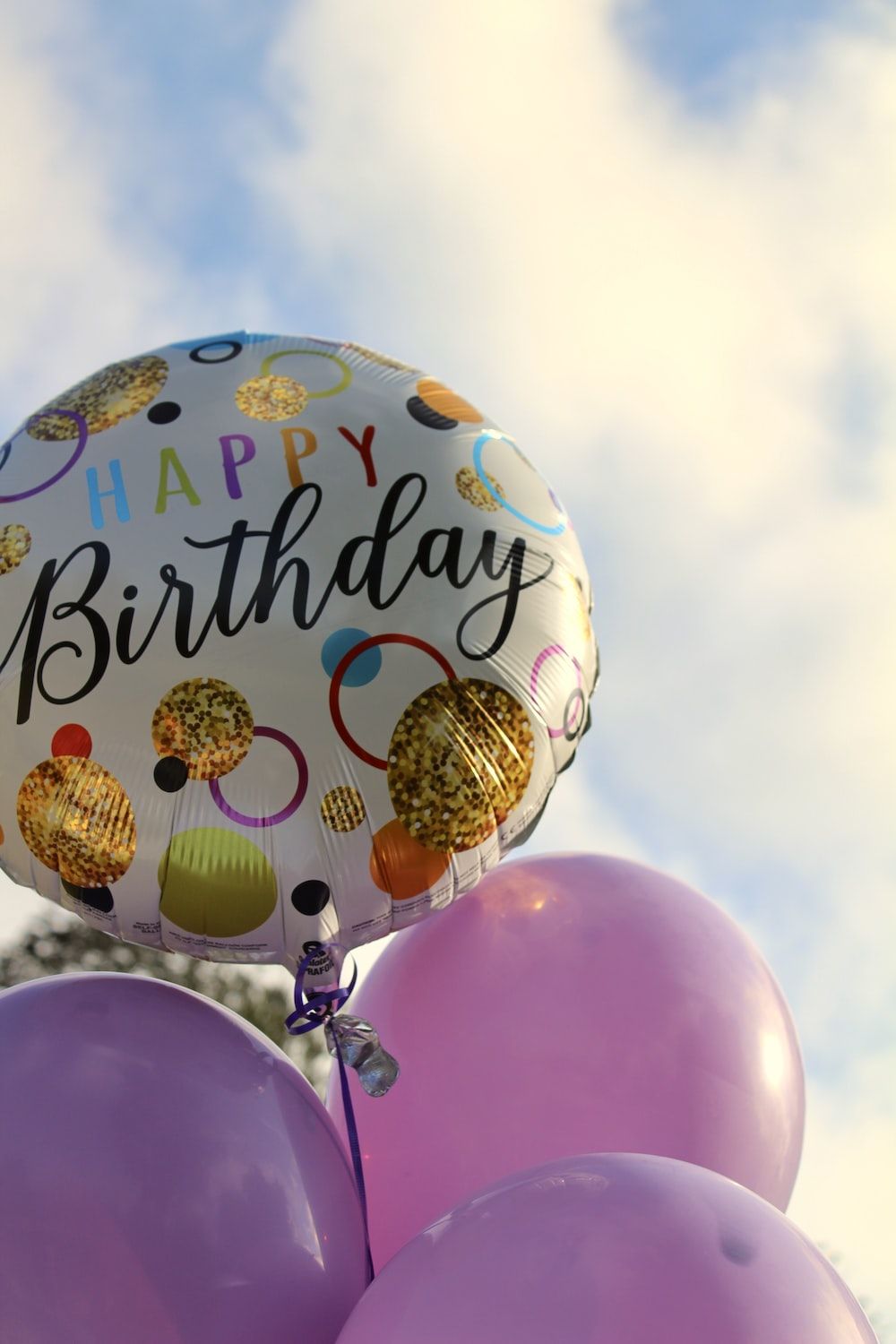 A balloon with happy birthday written on it - Birthday, balloons, happy