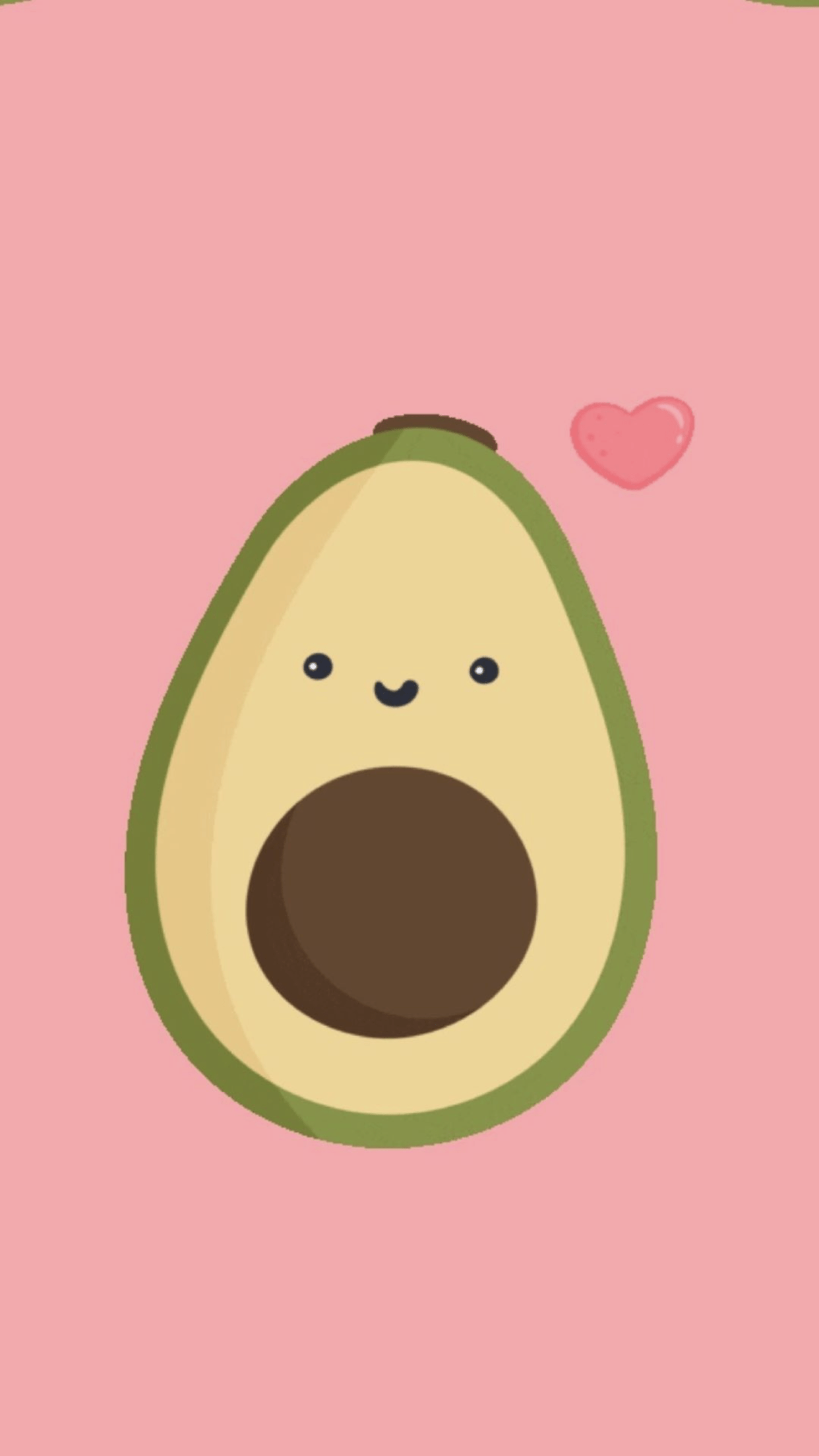 An avocado with a heart on it - Avocado