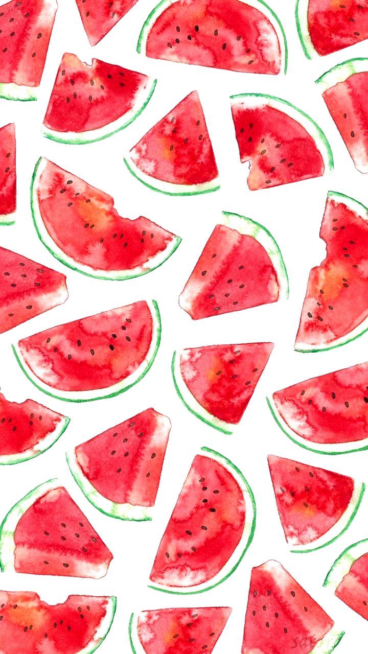 lock screen wallpaper. Fruit wallpaper, Watercolor fruit, Aesthetic painting