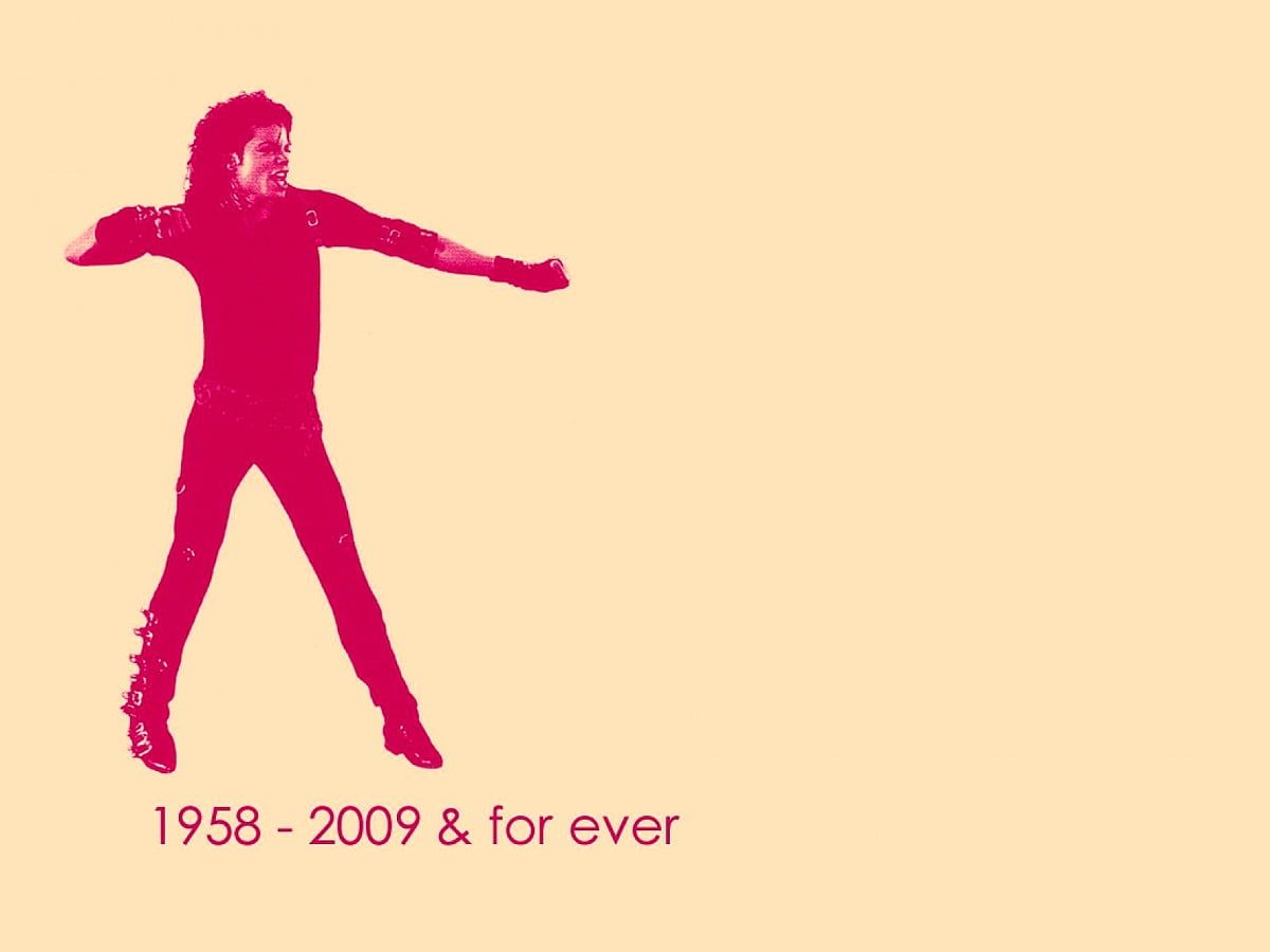A poster of michael jackson in red pants - Dance