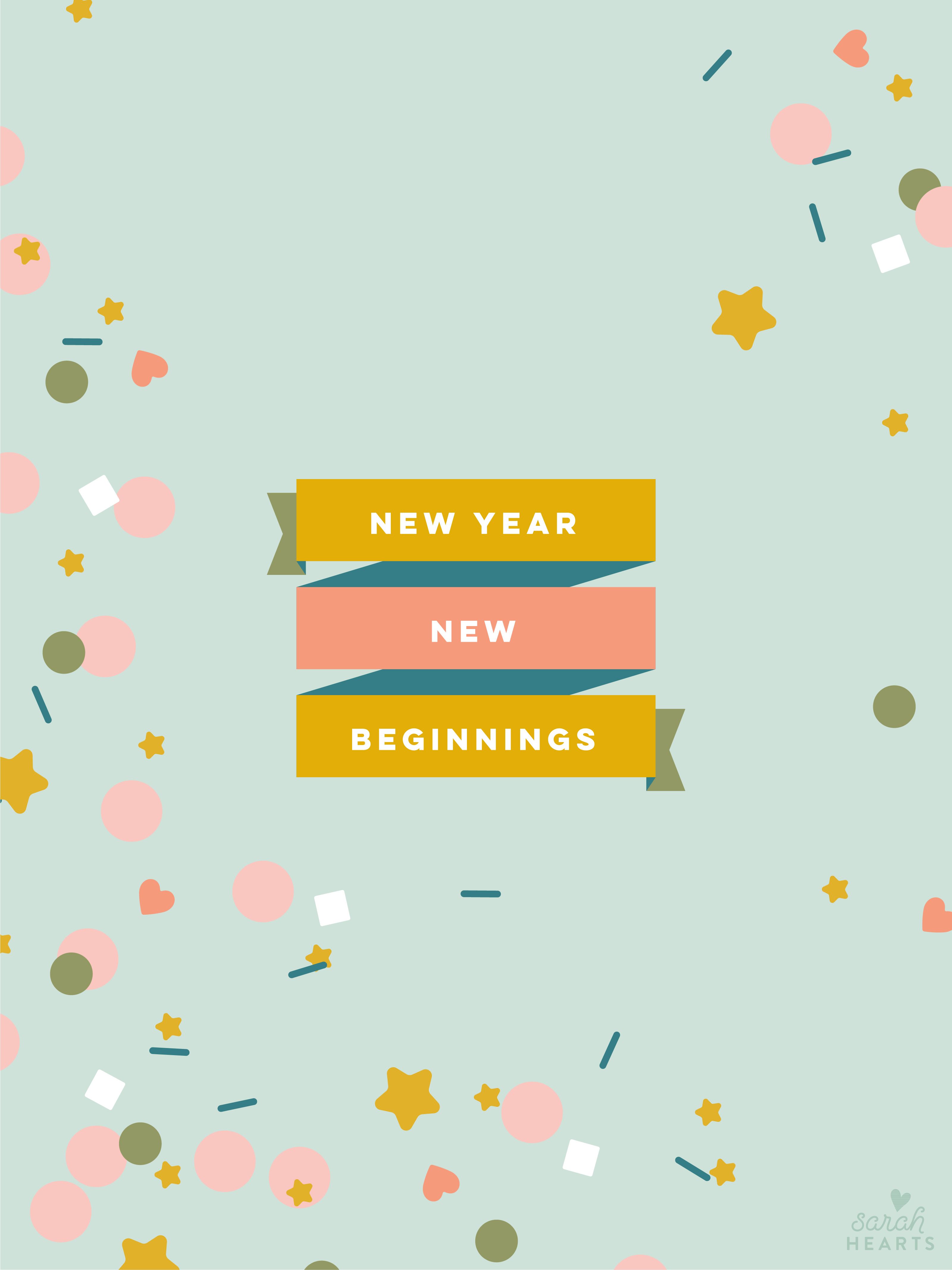 New year 2019 greeting card - New Year